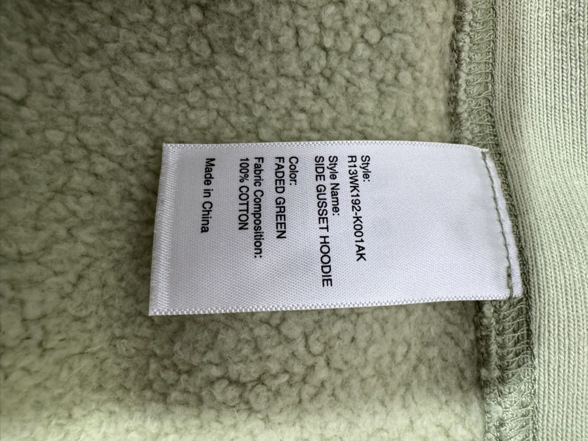 R13 NWT R13 Oversized Side Gusset Hoodie in Faded Green Size US XL / EU 56 / 4 - 8 Thumbnail