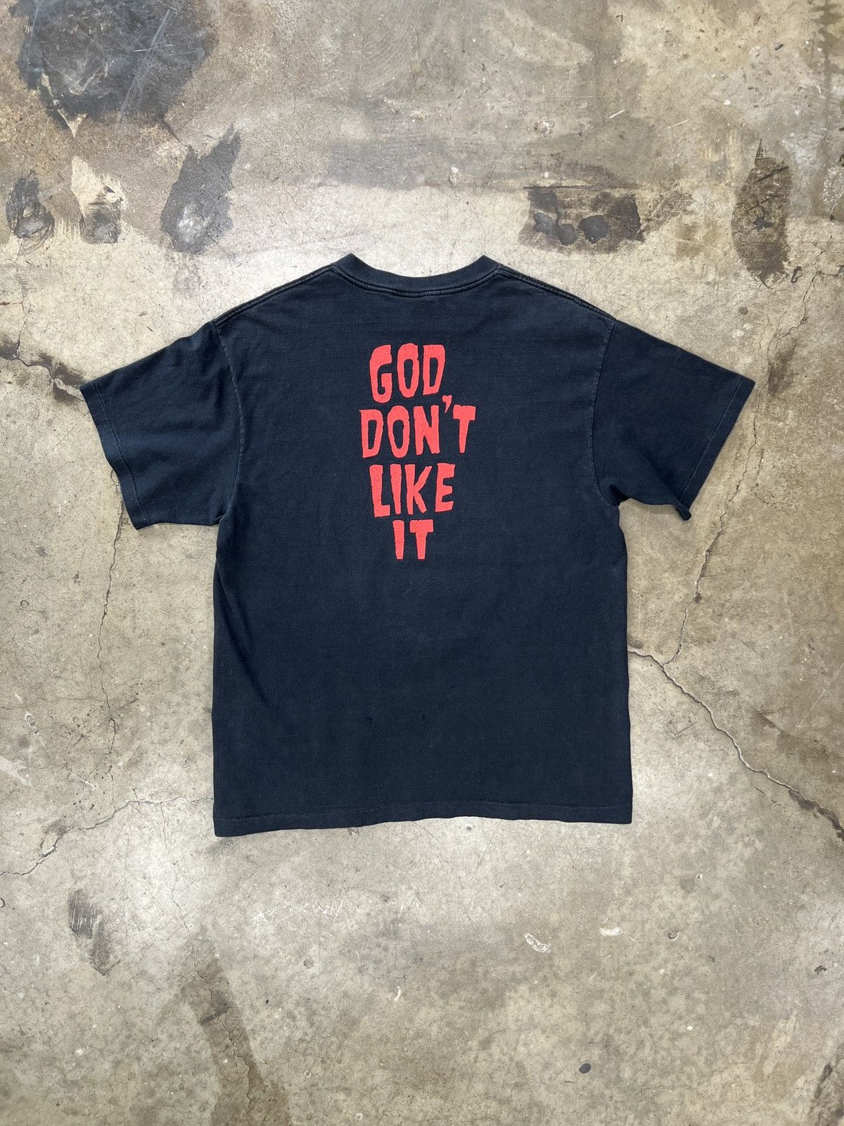 Band Tees Vintage Danzing 1988 God Don't Like It Tee XL Giant Size US XL / EU 56 / 4 - 5 Thumbnail