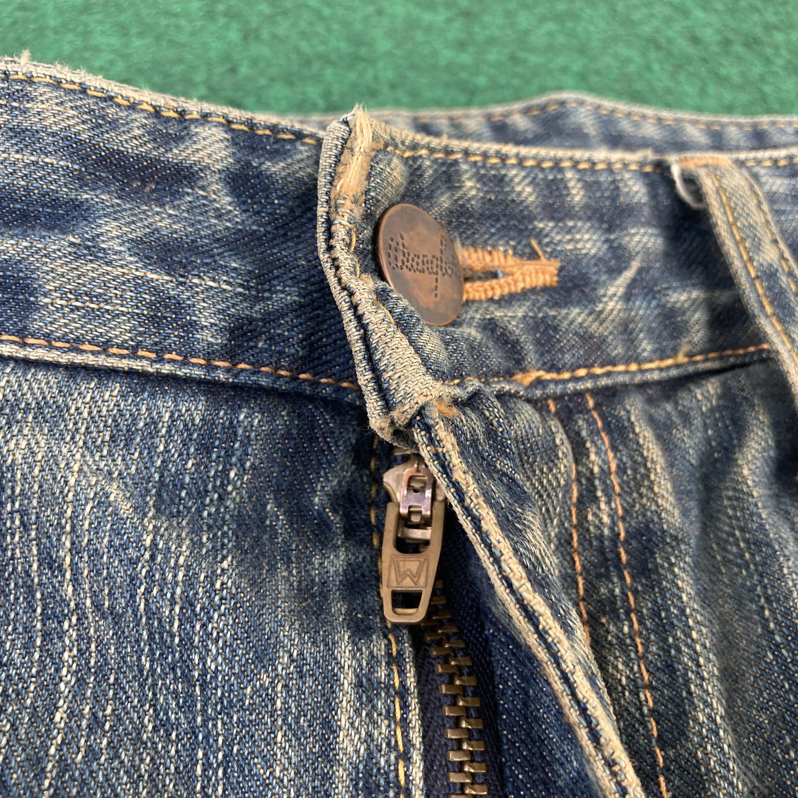 Vintage × Wrangler Vtg Wrangler Blue Denim Flare 90s Bootcut Jeans Size US 31 - 4 Thumbnail