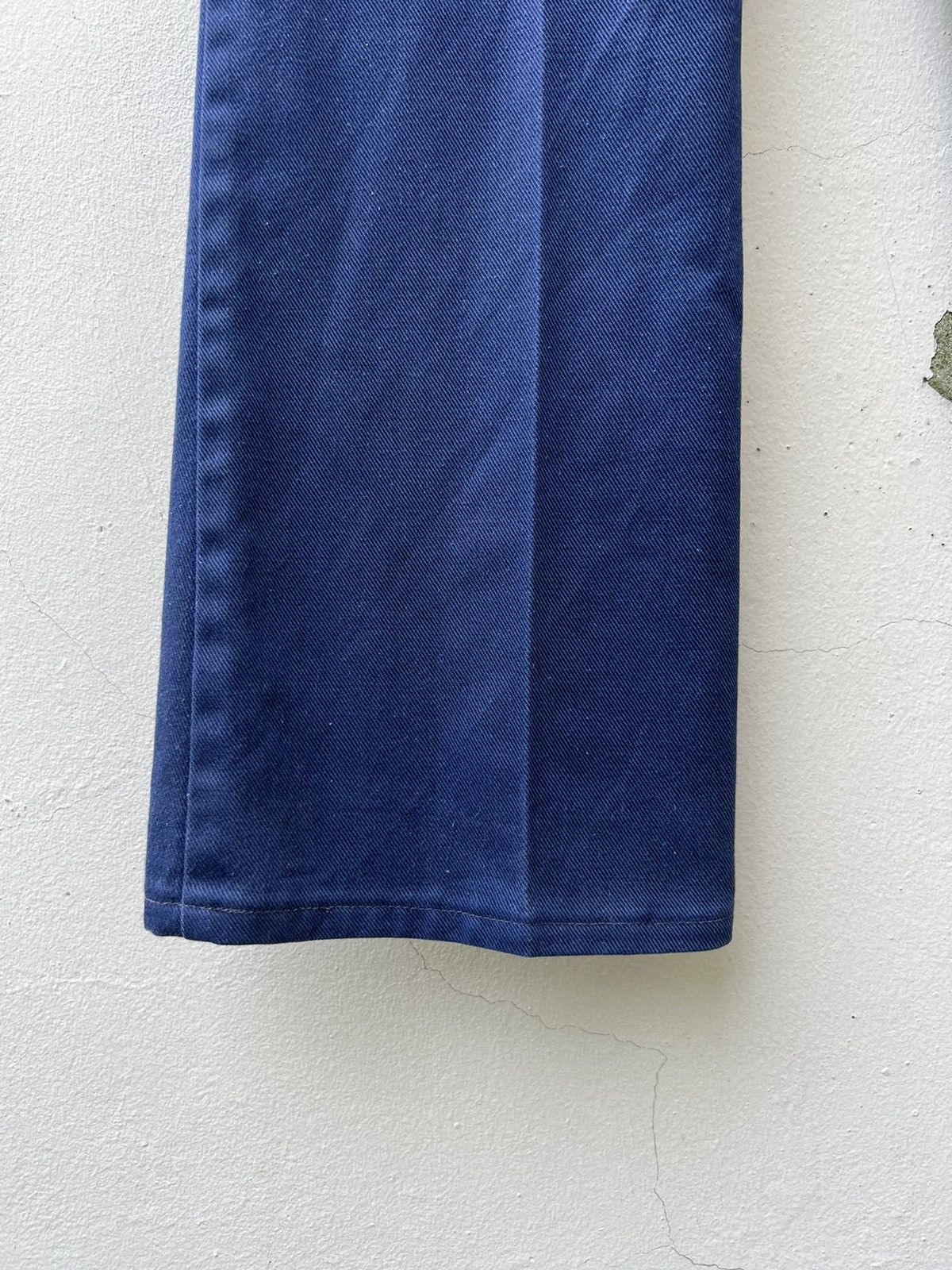 Vintage Vintage 60s Wrangler Navy Blue Flare Pant Size US 31 - 18 Thumbnail