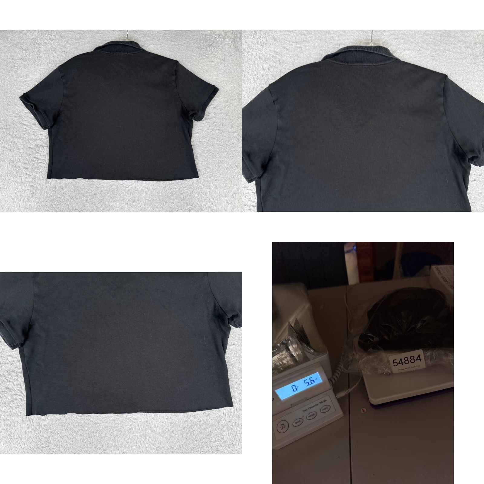 Ralph Lauren VINTAGE Ralph Lauren Polo Shirt Adult Large Black 100% Cotton Distressed Polo Shirt Mens Size US L / EU 52-54 / 3 - 9 Thumbnail