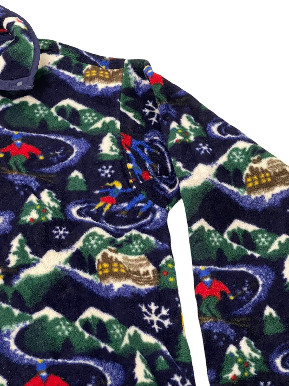 L.L. Bean Vtg L.L. Bean Fleece Snap T Pullover Ski 5🟩9 Size US M / EU 48-50 / 2 - 5 Thumbnail