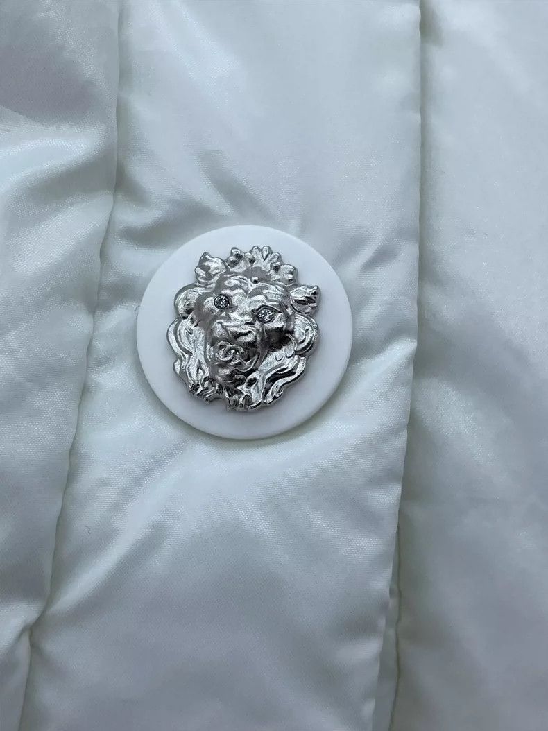 Chanel Chanel Snow Series Snow White Cotton jacket 2504-Nextarrow Size XS / US 0-2 / IT 36-38 - 3 Thumbnail