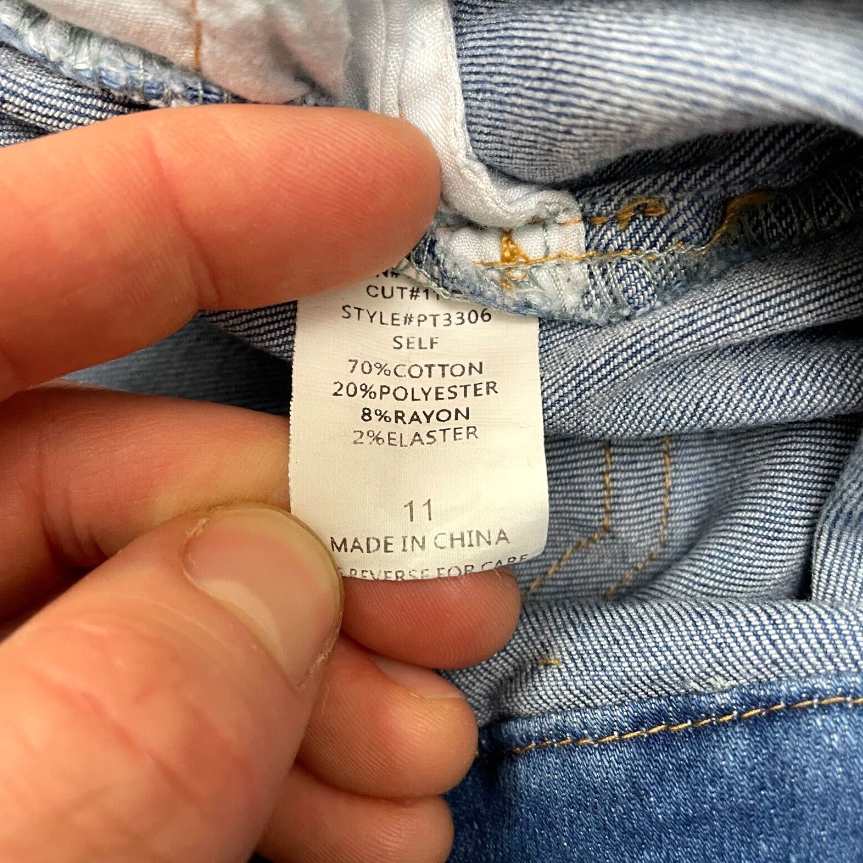Fashion Nova Fashion Nova Denim Jeans Cropped 28 11 Blue High Rise Stretch Juniors Women's City Classic Modern Vintage No Size 32" / US 10 / IT 46 - 5 Thumbnail