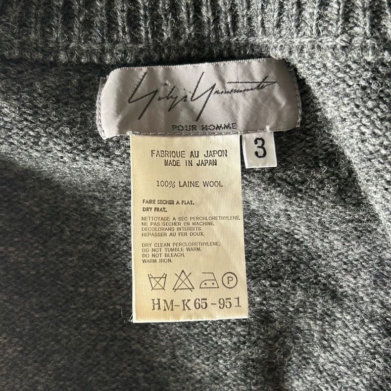 Yohji Yamamoto Yohji Yamamoto Yohji Yamamoto Zip Knit Jacket with Pink St Size US M / EU 48-50 / 2 - 5 Thumbnail
