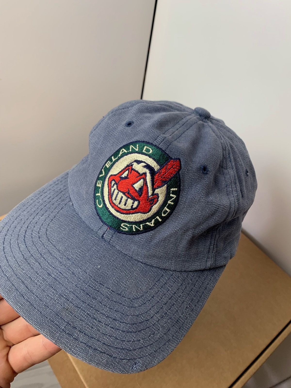Vintage Cleveland Indians vintage Cap Size ONE SIZE - 4 Thumbnail