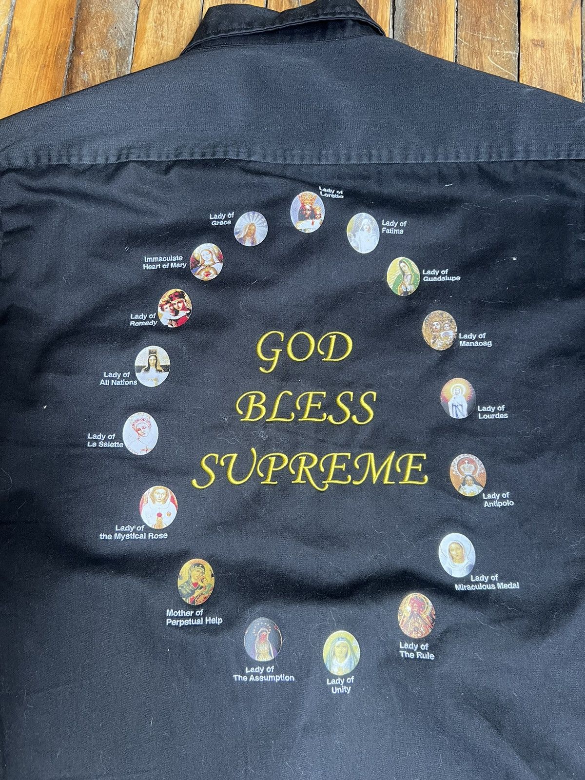 Supreme Our Lady Work Shirt | Grailed