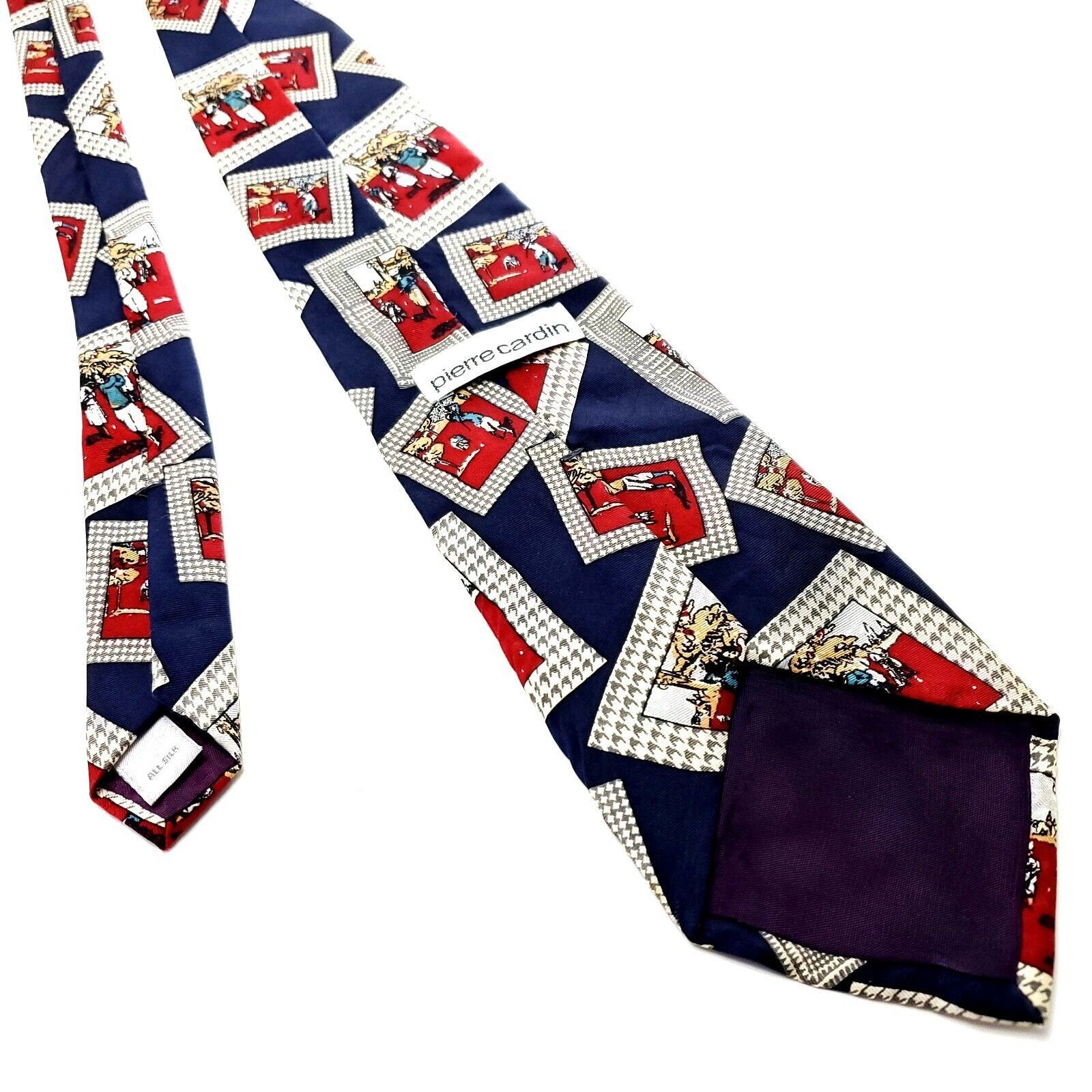 Pierre Cardin Pierre Cardin Blue Silk Tie Woven Graphic Size ONE SIZE - 3 Thumbnail