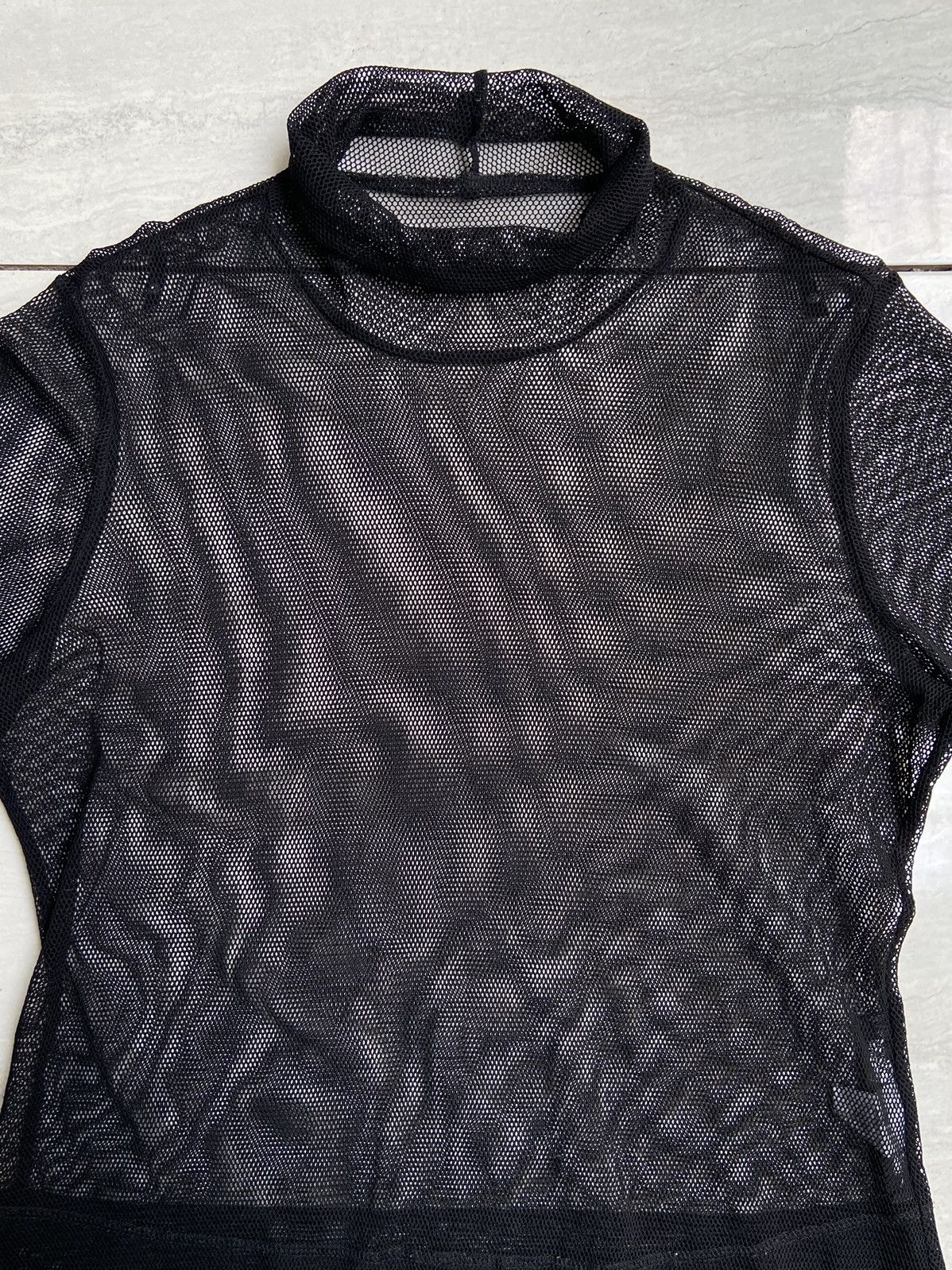 Designer × Japanese Brand ETERNALLY BLAZE Black Mesh T-shirt Size US S / EU 44-46 / 1 - 2 Thumbnail