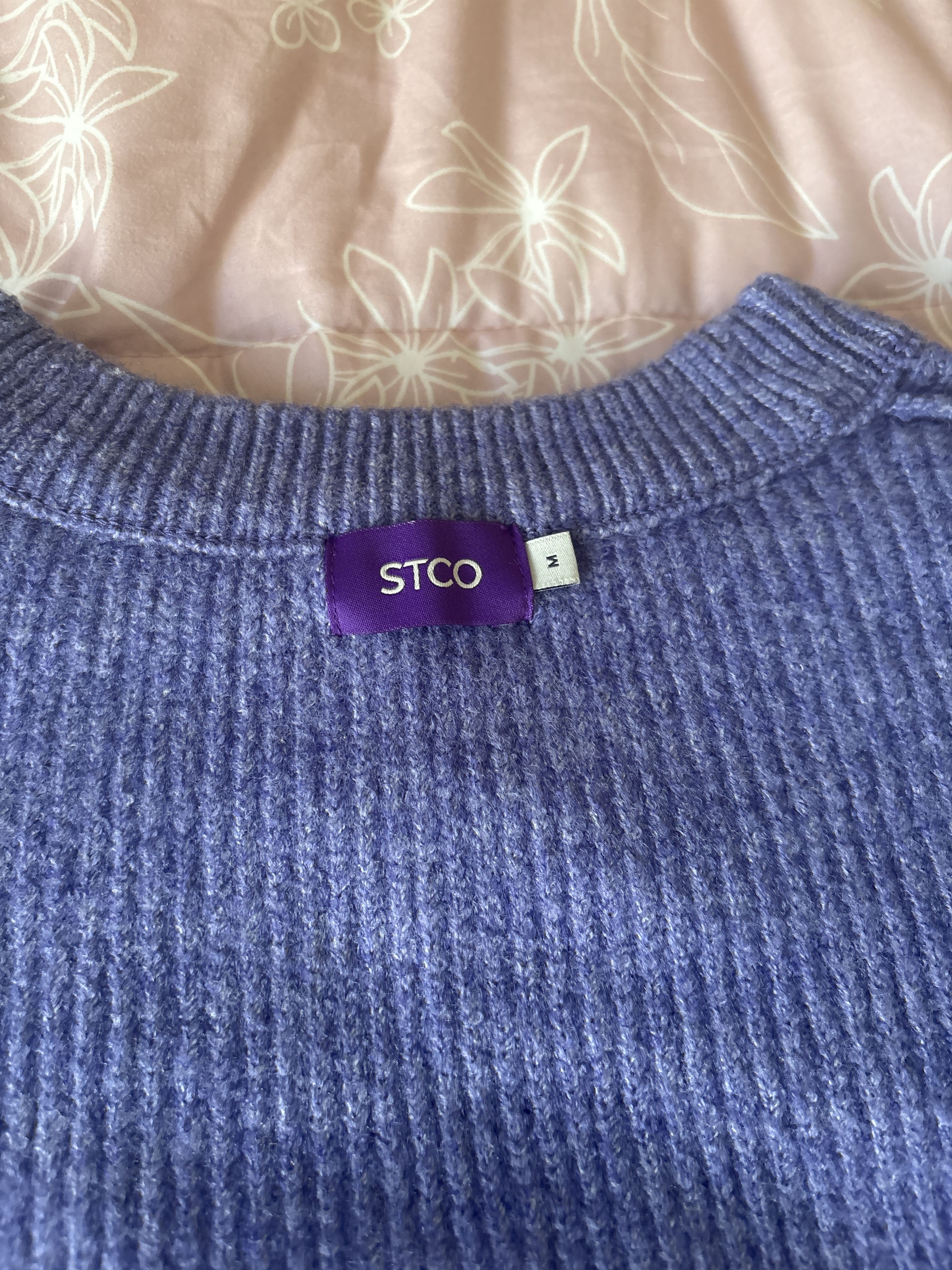 Other STCO Knit Sweater Purple Men Women Unisex Korean StyleCasual Size US M / EU 48-50 / 2 - 3 Thumbnail