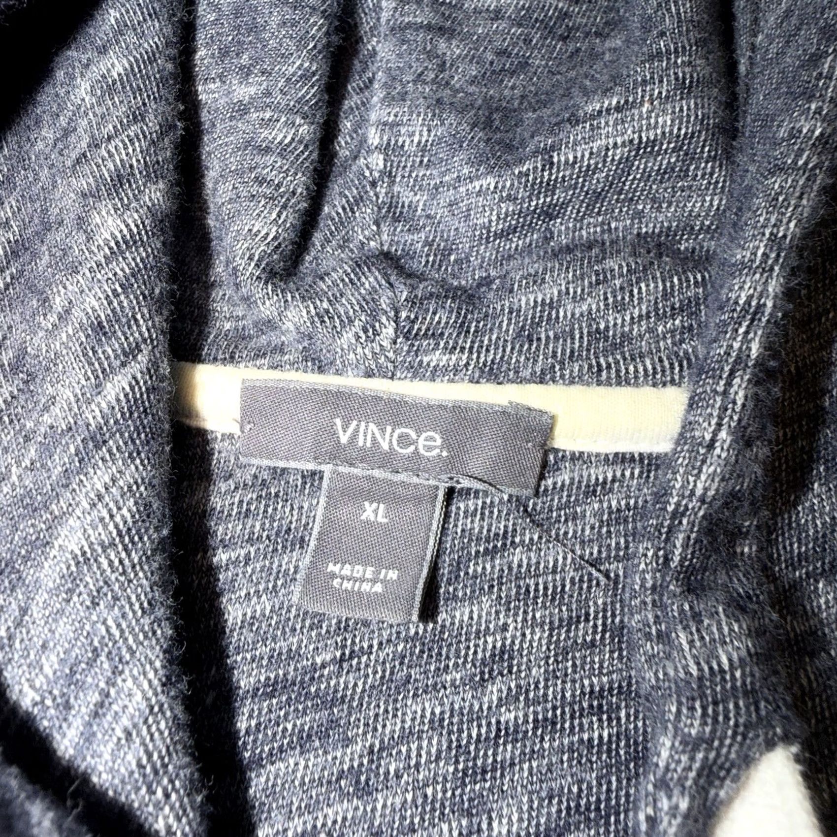 Vince Vince Hoodie Mens XL Gray 100% Cotton Pullover Lightweight Preppy Size US XL / EU 56 / 4 - 3 Thumbnail