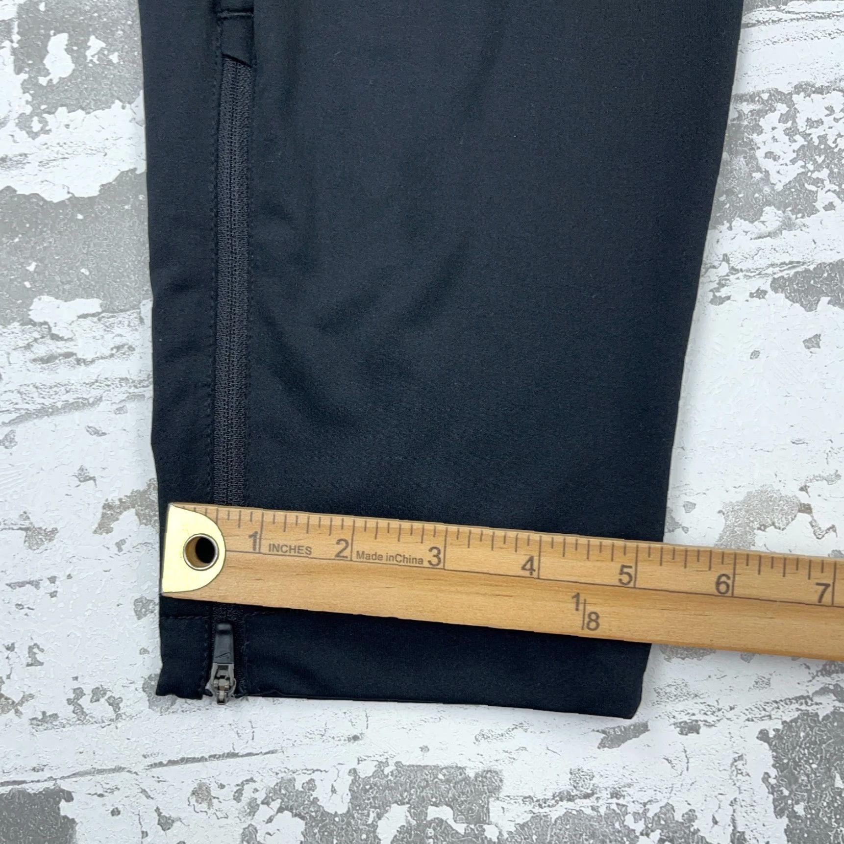 Nike Nike Leggings Women XL Black Windbreaker Hybird Running Training Dri Fit Run Size 40" / US 18 - 7 Thumbnail