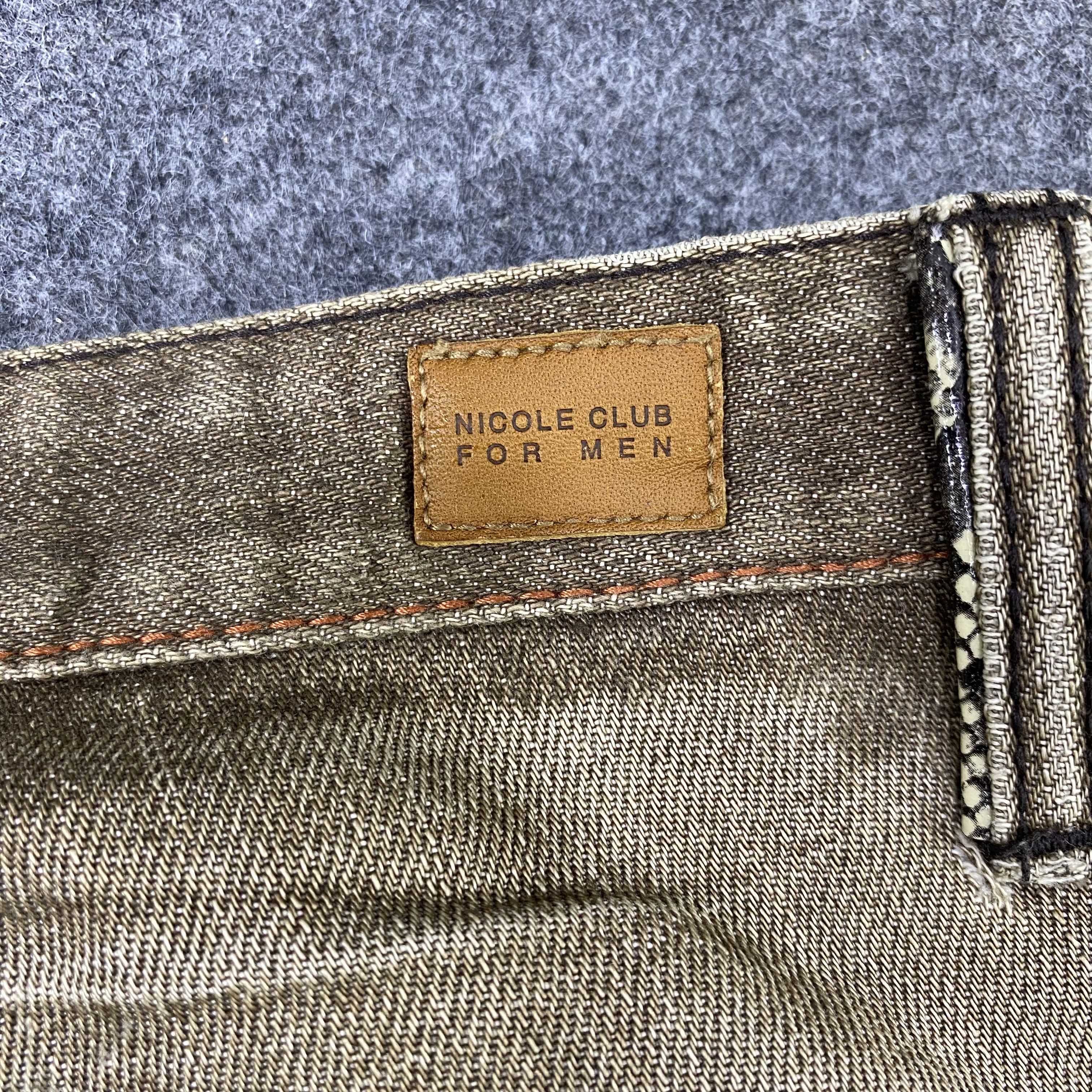 Nicole Club Japanese Designer Nicole Club For Men Jeans-J1155 Size US 31 - 15 Thumbnail