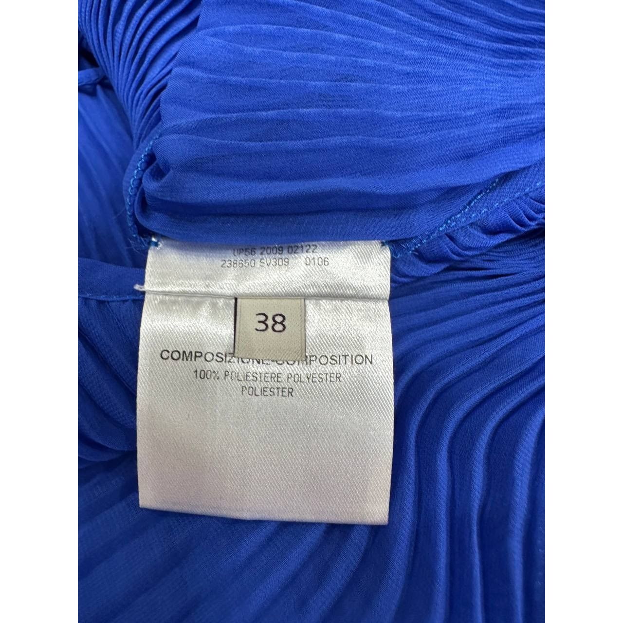 Stella McCartney Stella McCartney Blue Pleated Maxi Dress sz.38 Size XS / US 0-2 / IT 36-38 - 6 Thumbnail