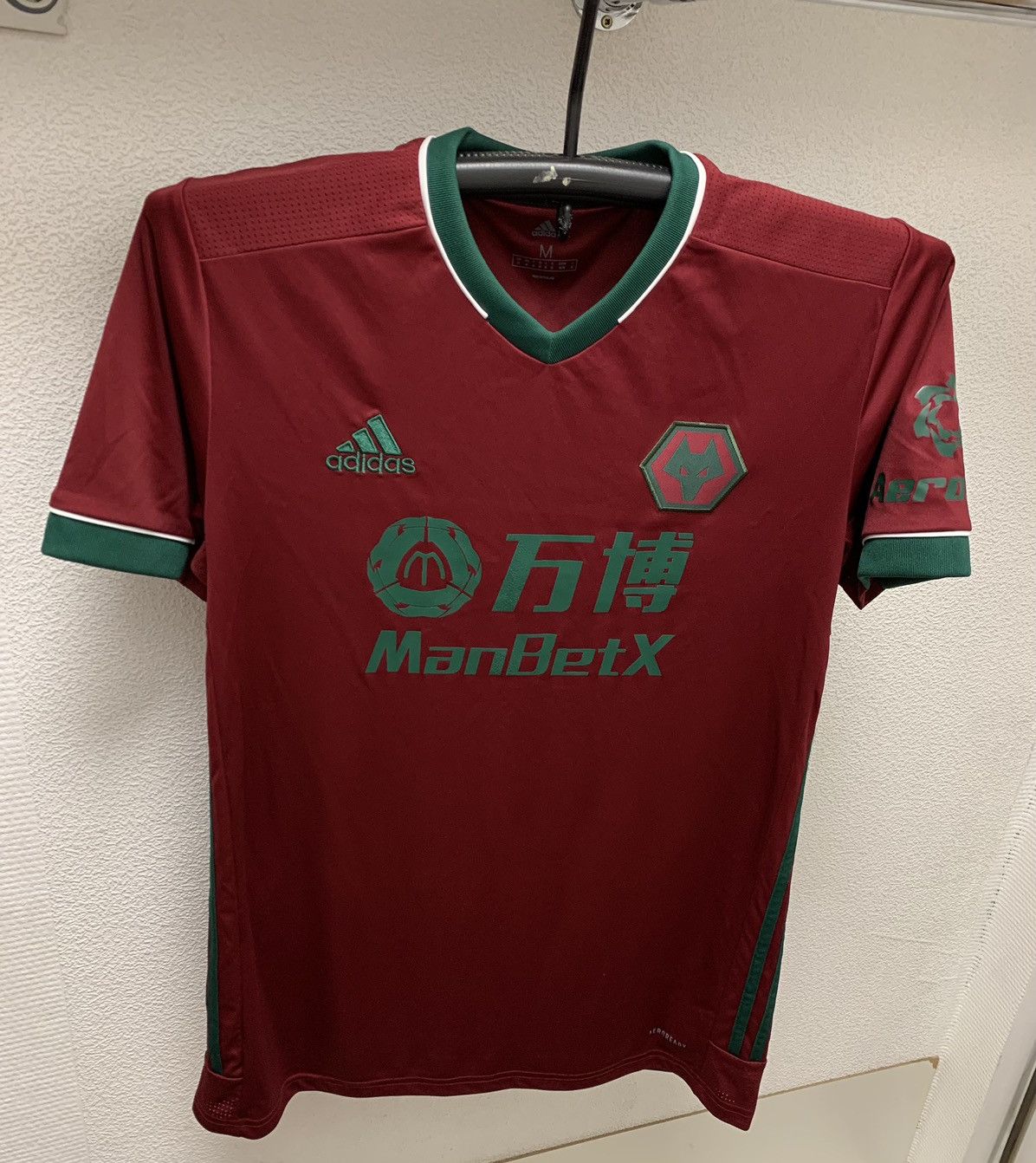 Adidas Adidas Wolverhampton soccer jersey M sz manbet X 2020 Size US M / EU 48-50 / 2 - 1 Thumbnail