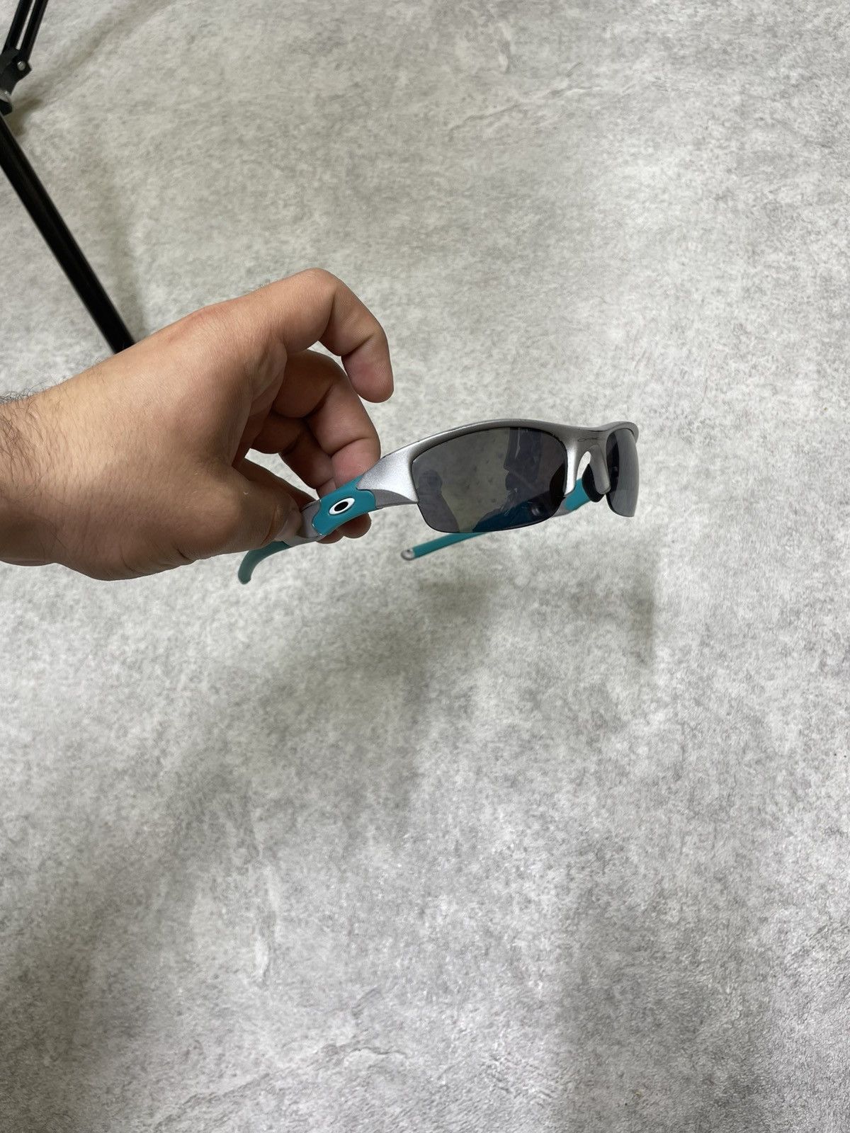 Oakley Iconic Oakley Shield Shades In Striking Turquoise — Bold Y2K Size ONE SIZE - 1 Thumbnail