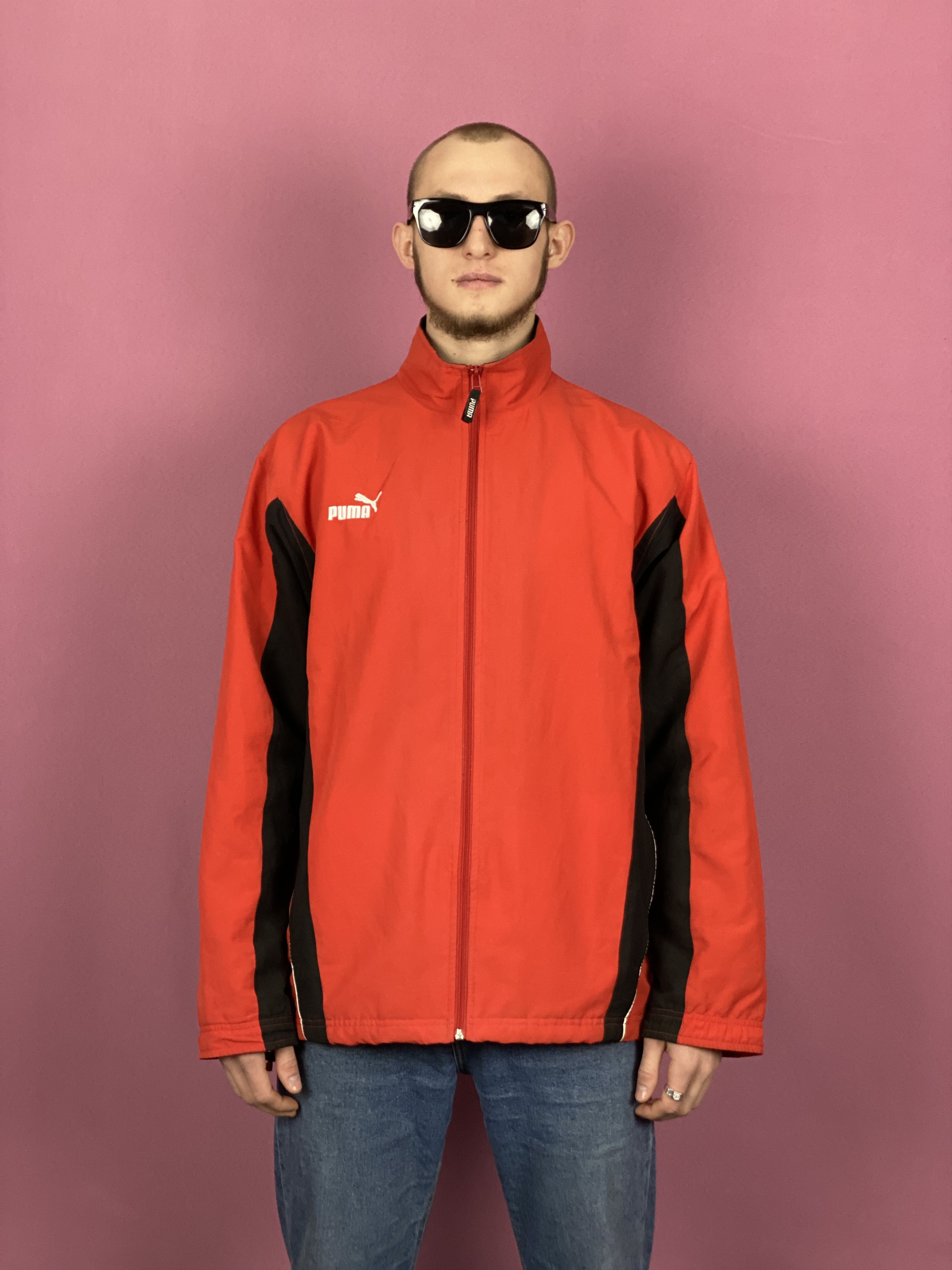Puma × Vintage Puma Vintage Men's Windbreaker Jacket - L Size US L / EU 52-54 / 3 - 1 Thumbnail