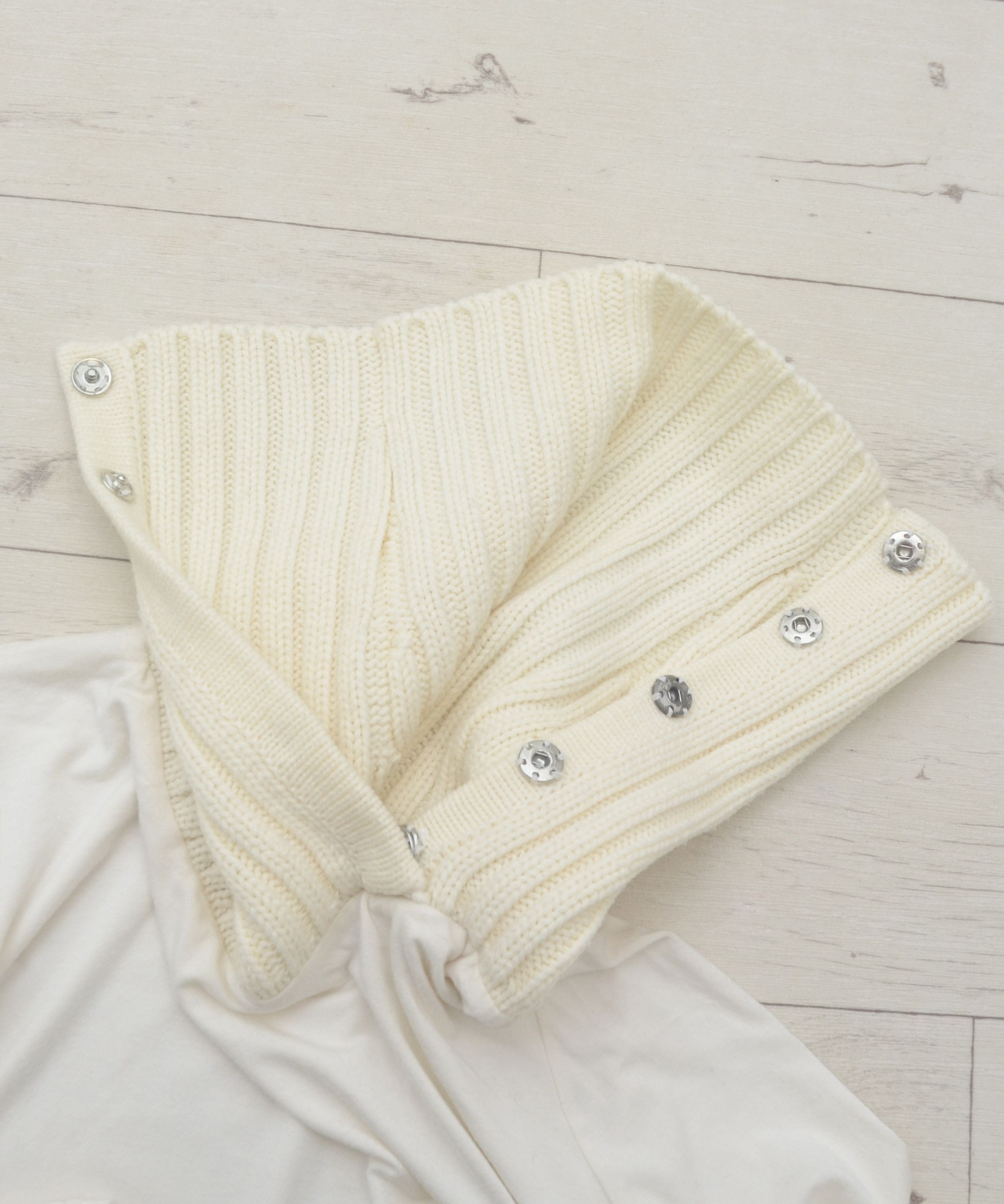 Sandro × Vintage Vintage Sandro Turtleneck White Light Sweater Pullover Y2K Size US S / EU 44-46 / 1 - 6 Thumbnail