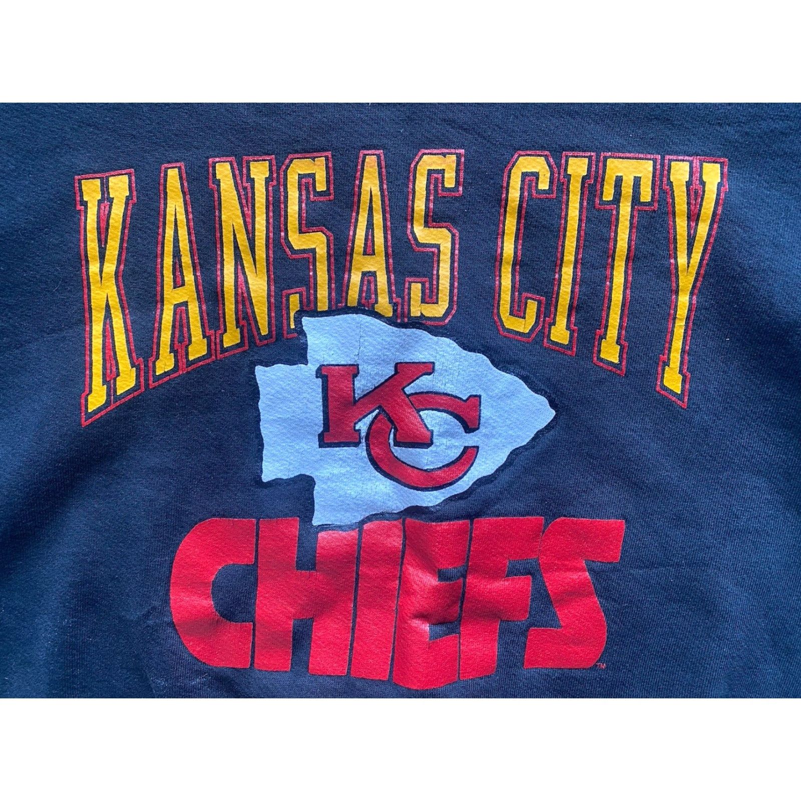 Russell Athletic VINTAGE Russell Athletic Sweatshirt Men 2XL Black Kansas City Chiefs Long Sleeve Pullover Sports 2XL Mens Size US XXL / EU 58 / 5 - 6 Thumbnail