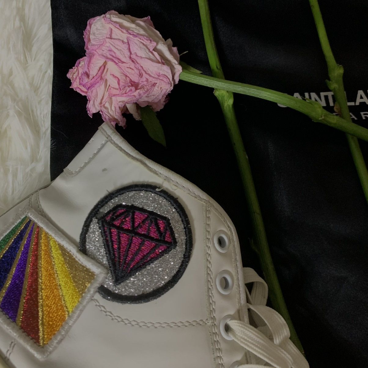 Saint Laurent Paris 16ss Diamond board shoes Size US 9 / EU 42 - 4 Thumbnail