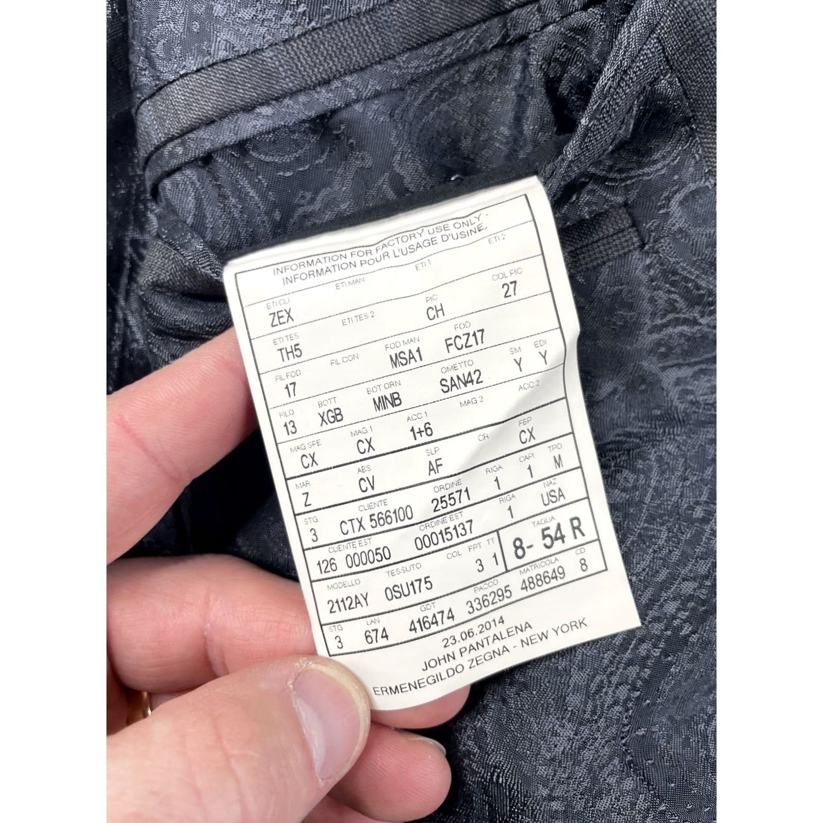 Ermenegildo Zegna Ermenegildo Zegna Su Misura Blazer Sport Coat Windowpane Check Plaid Gray Wool 44R Mens Size 44R - 7 Thumbnail