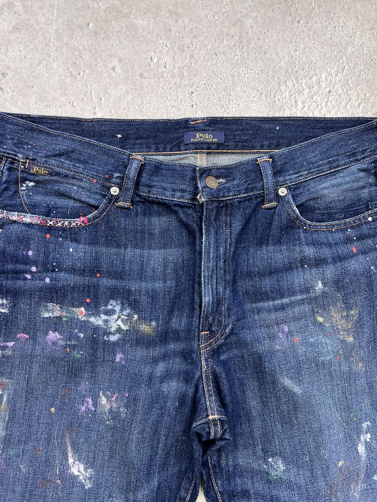 Denim & Supply Ralph Lauren × Polo Ralph Lauren × Vintage Vintage Denim & Supply RL Slim Distressed Denim Jeans 36×30 Size US 31 - 8 Thumbnail