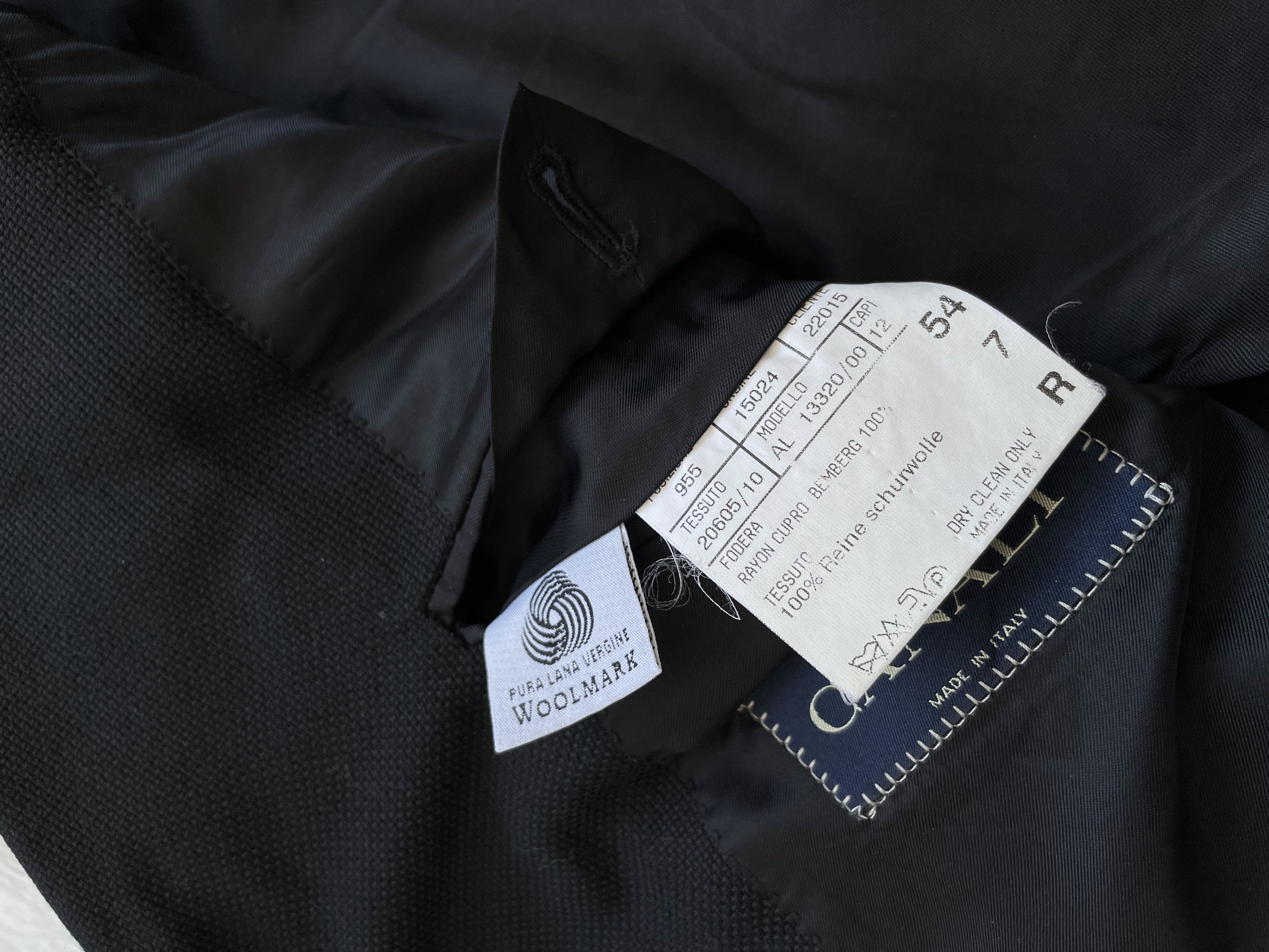 Canali Canali Wool Black Blazer Size US M / EU 48-50 / 2 - 9 Thumbnail