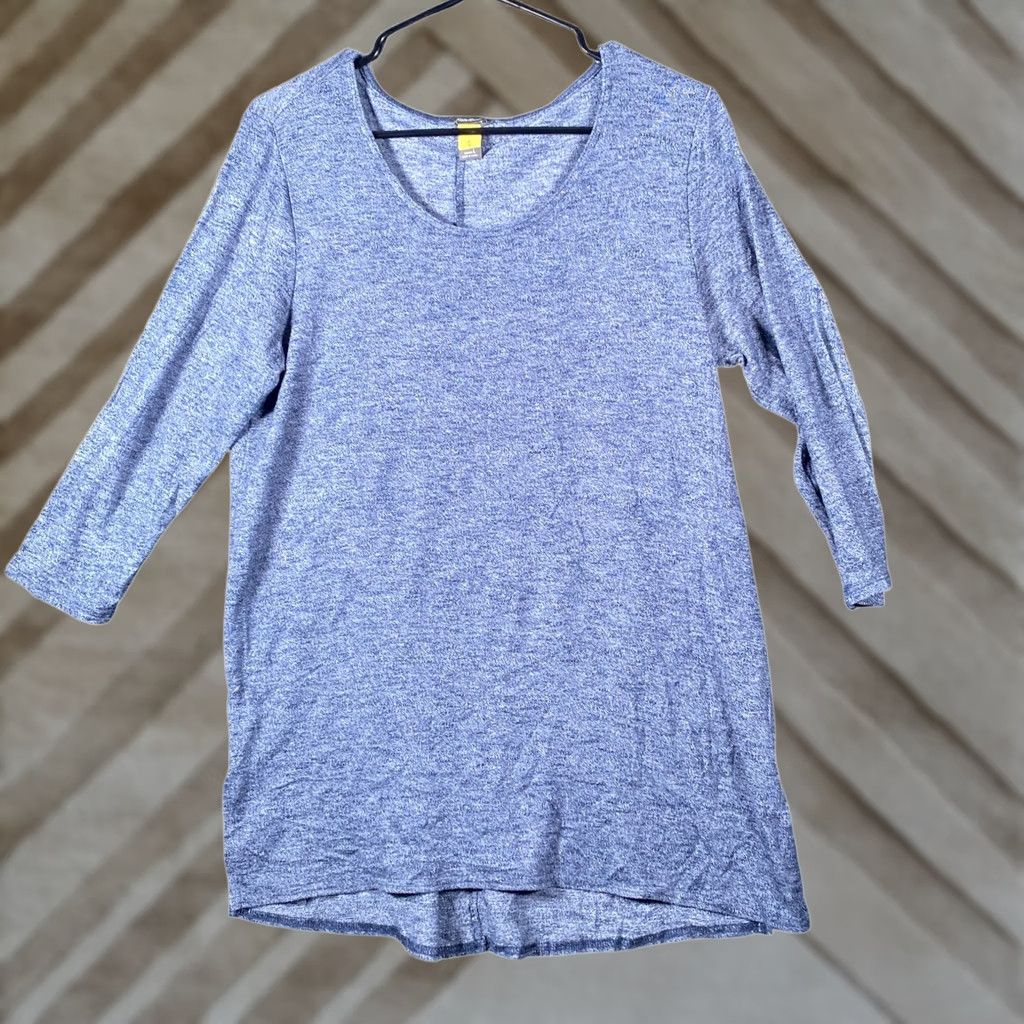 Eddie Bauer Eddie Bauer Womens Dress Blue Half Sleeve Round Neck Travex Stretch Large Size L / US 10 / IT 46 - 1 Thumbnail