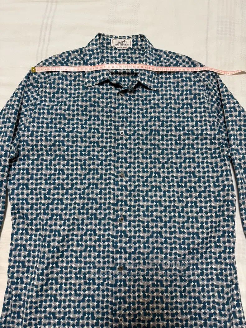 Hermes Hermes size 41 Special process fabric shirt Size US L / EU 52-54 / 3 - 3 Thumbnail