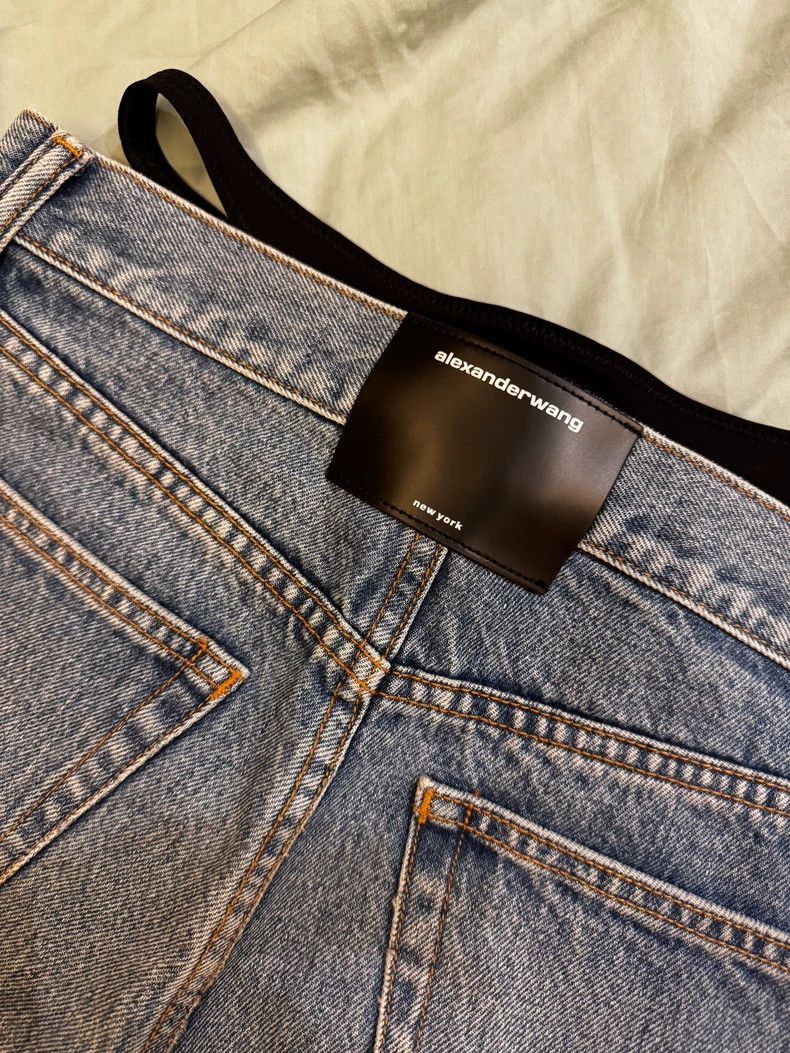 Alexander Wang Denim Shorts with Belt Detail- Size 26" / US 2 / IT 38 - 5 Thumbnail