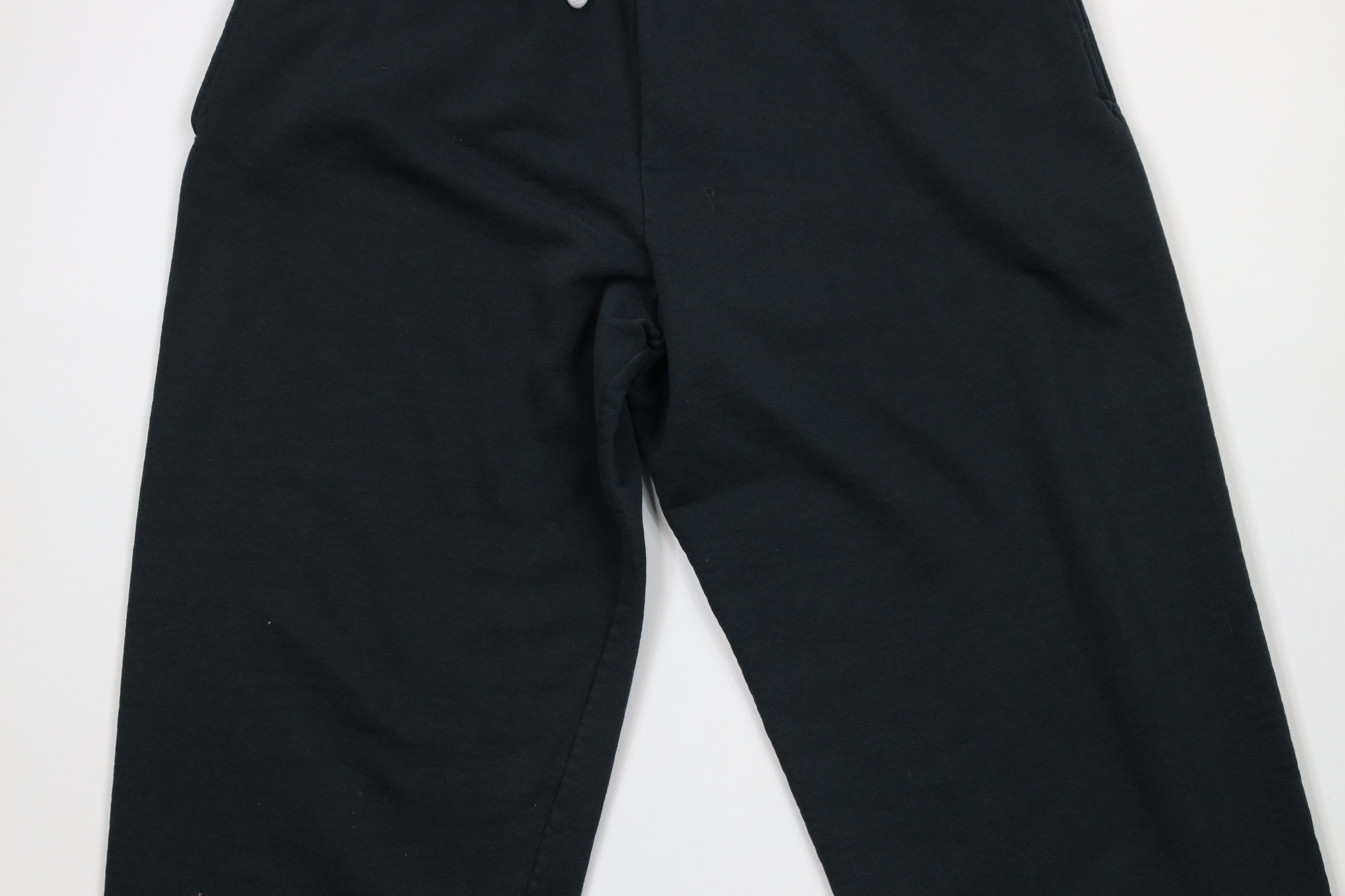 Vintage Vintage 90s Streetwear Blank Sweatpants Pants Black Size US 34 / EU 50 - 3 Thumbnail