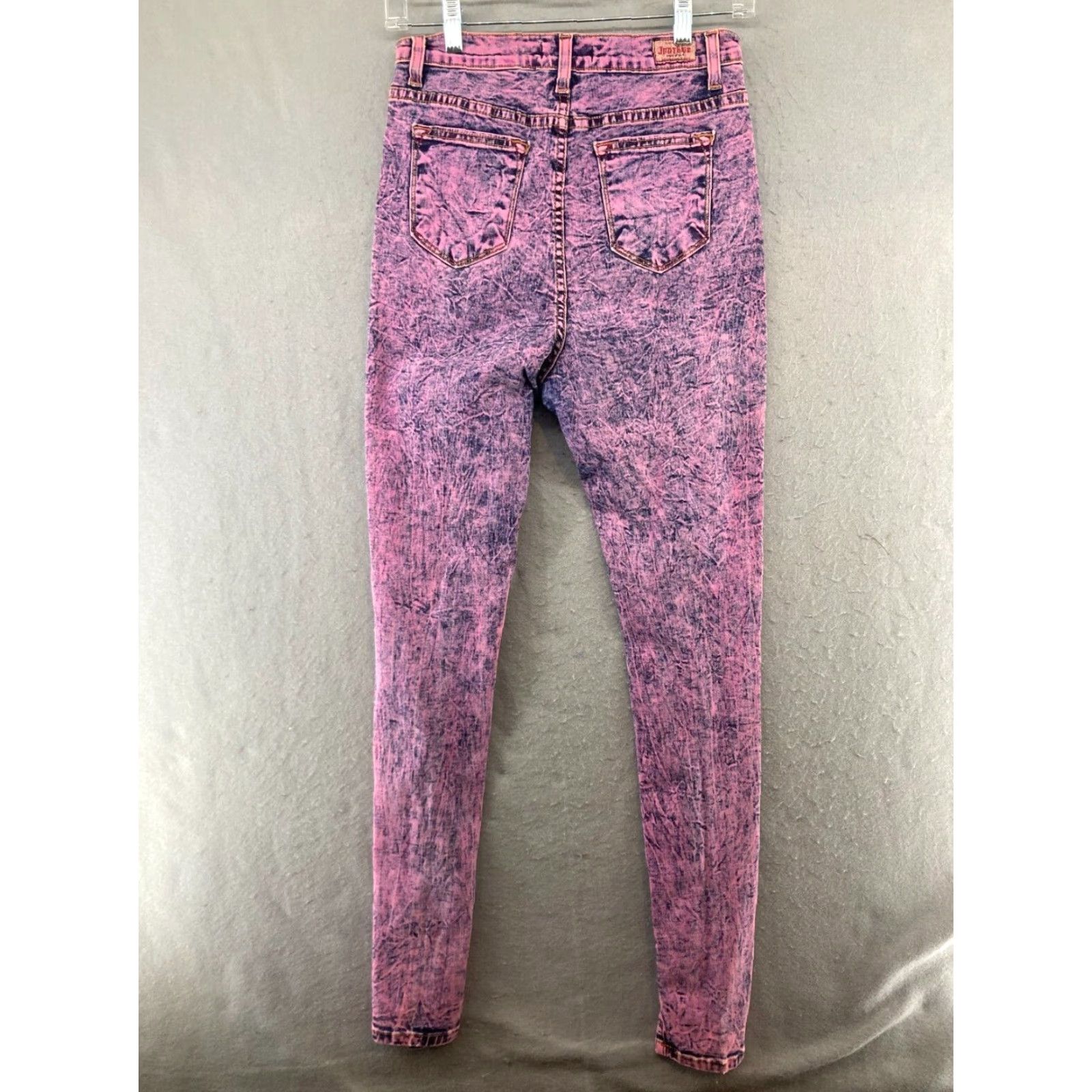 Denime Judy Blue Jeans Womens 9 Pink Denim Stretch Skinky Shirt Jeans? Size 30" / US 8 / IT 44 - 7 Thumbnail