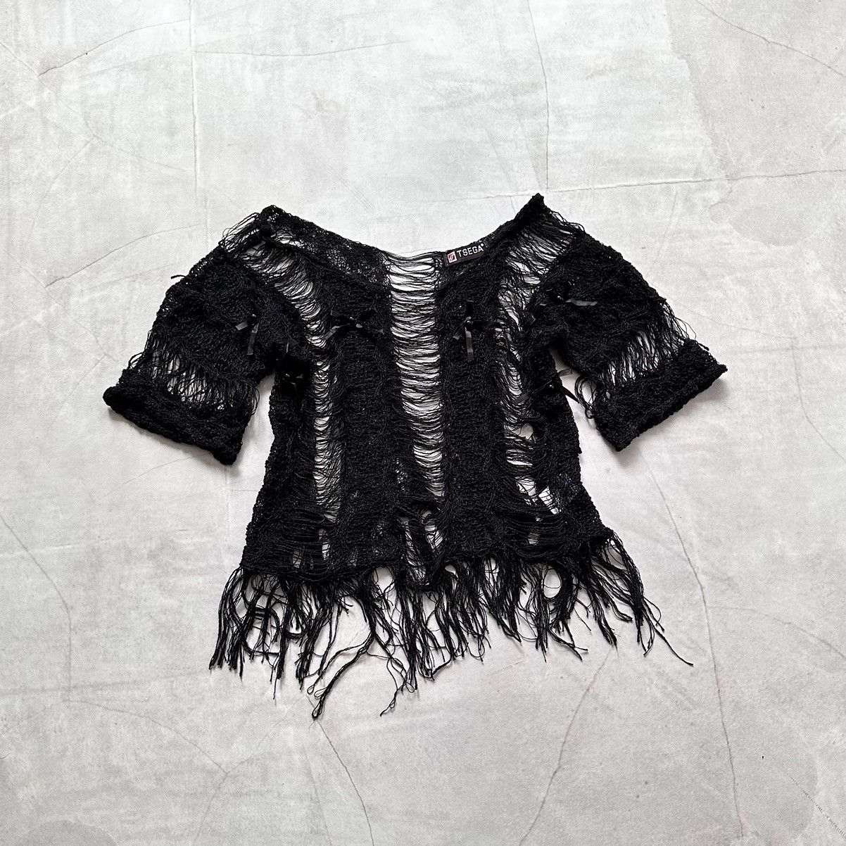 Hysteric Glamour × Undercover Gothic Mesh Web T Shirt Mad Punk LGB Tripp NYC Vibe Size M / US 6-8 / IT 42-44 - 1 Thumbnail