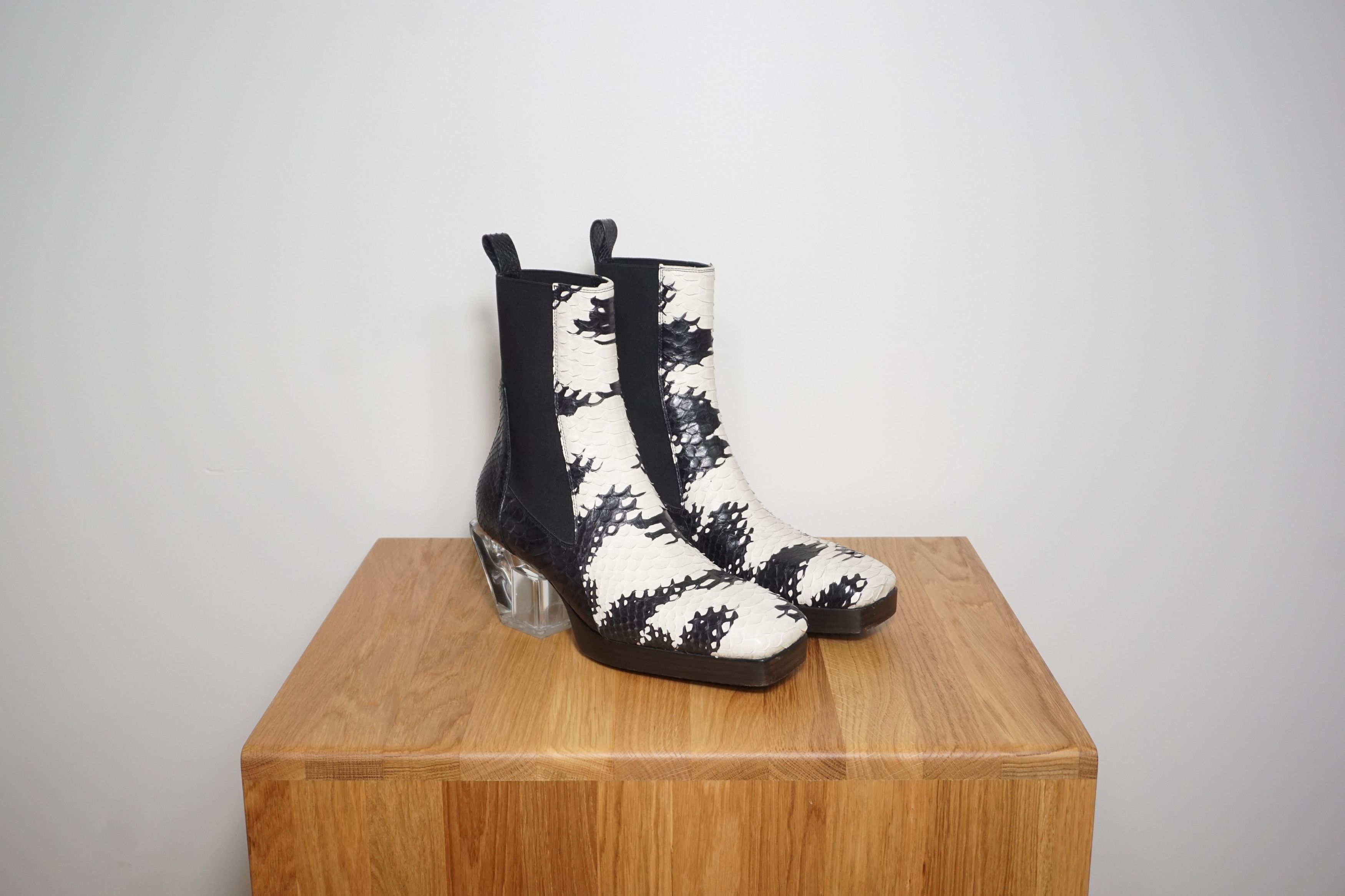 Rick Owens Python SS22 Fogachine Heeled Sliver Size US 8 / IT 38 - 7 Thumbnail