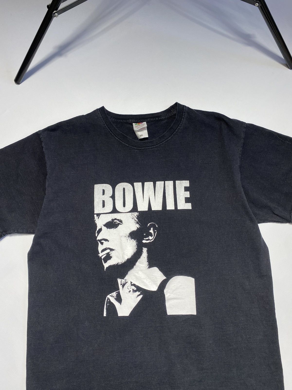 Band Tees × Vintage Vintage Y2K David Bowie Portrait Sun Faded T-Shirt Size US M / EU 48-50 / 2 - 4 Thumbnail