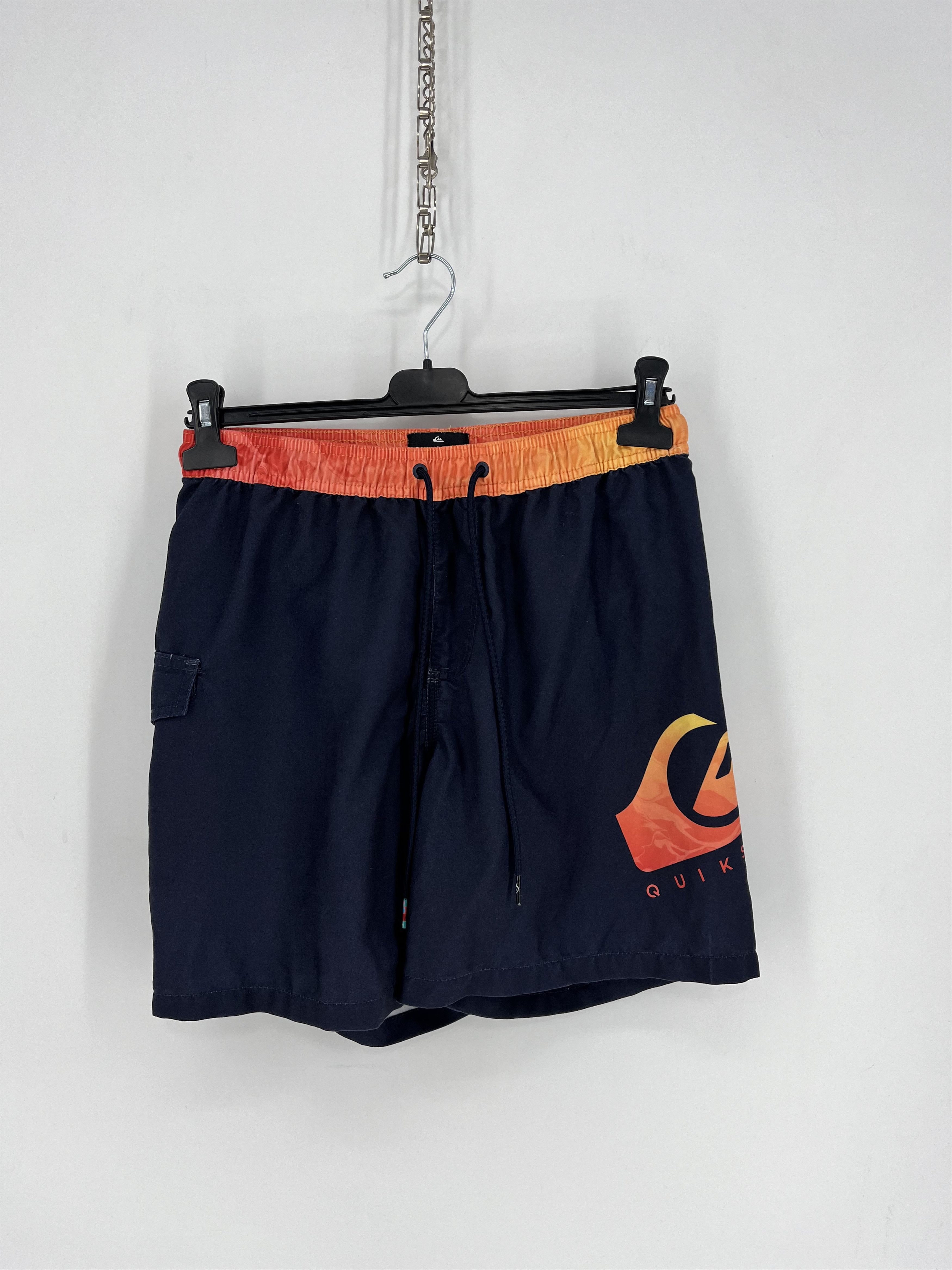 Quiksilver × Vintage Vintage Quiksilver Shorts Big Logo Y2K Style 90s Surfing Size US 30 / EU 46 - 1 Thumbnail