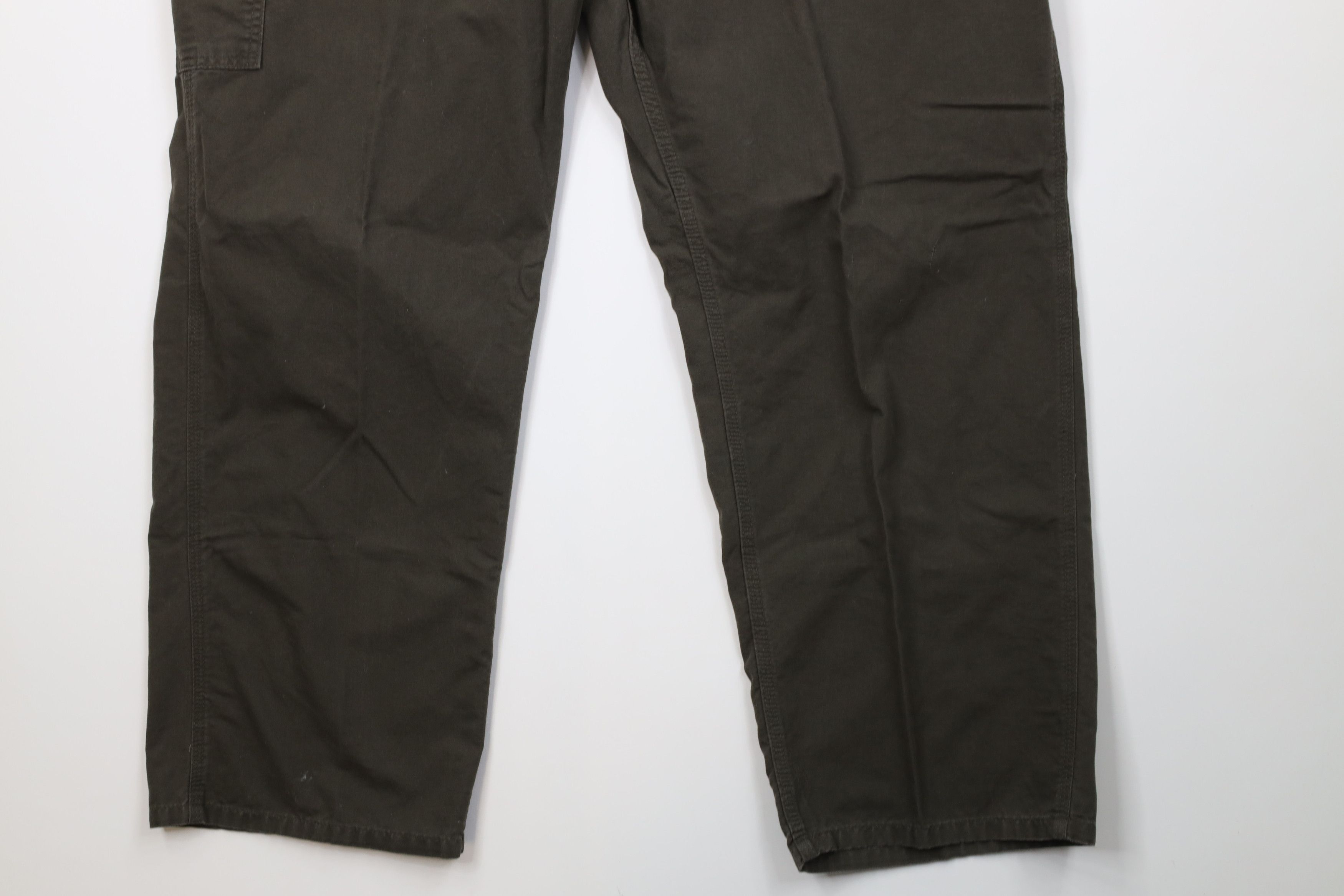 Carhartt Vintage Y2K Carhartt Dungaree Pants Dark Olive Green Size US 44 / EU 60 - 4 Thumbnail