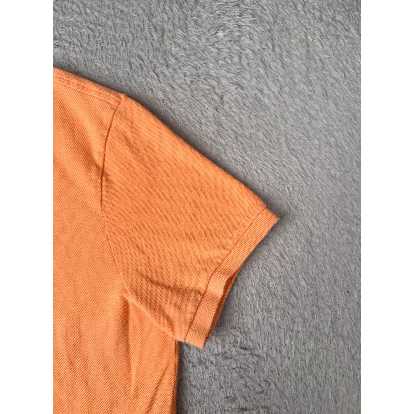 Ralph Lauren VINTAGE Ralph Lauren Polo Shirt Men Large Orange 100% Cotton Custom Fit Polo Shirt Men L Orange Modern American Sports Mens Size US L / EU 52-54 / 3 - 2 Thumbnail