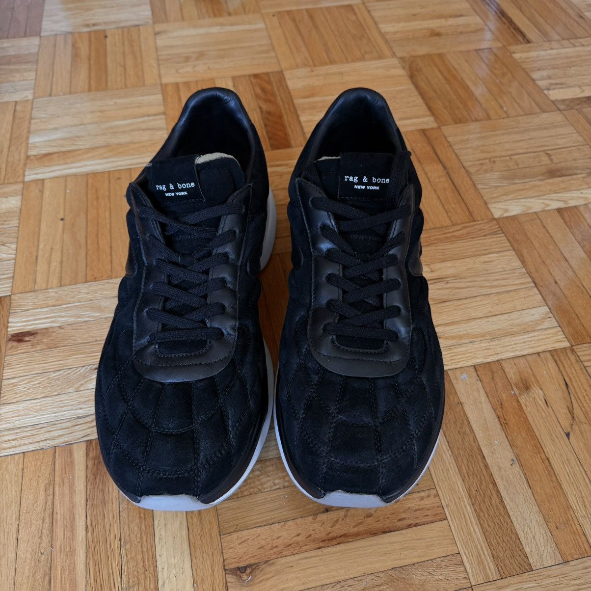 Rag & Bone Rag & Bone Sneaker Black Suede Leather Size 44.5 ~Mens 12 US Size US 12 / EU 45 - 8 Thumbnail