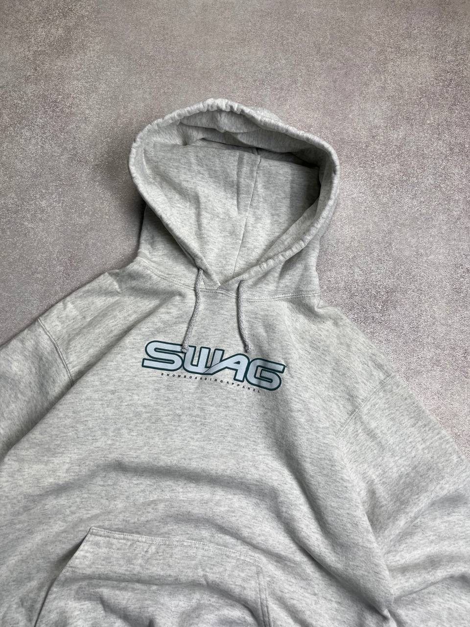 Vintage VINTAGE SWAG BOXY HEAVY COTTON HOODIE Y2K L Size US L / EU 52-54 / 3 - 3 Thumbnail