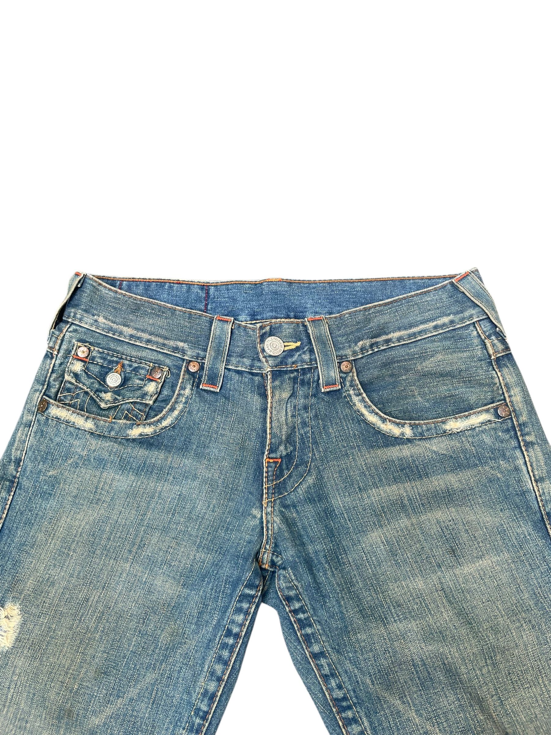 True Religion Vintage True Religion Distresed Size US 33 - 2 Thumbnail