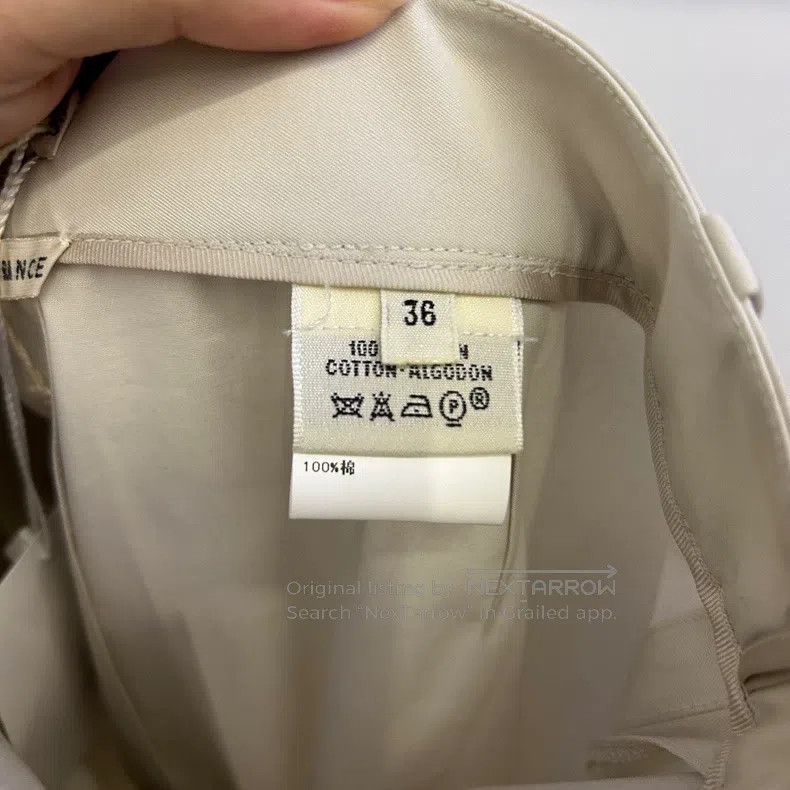 Hermes Hermes Khaaki Beige Skirt Size 42" / US 20 - 3 Thumbnail