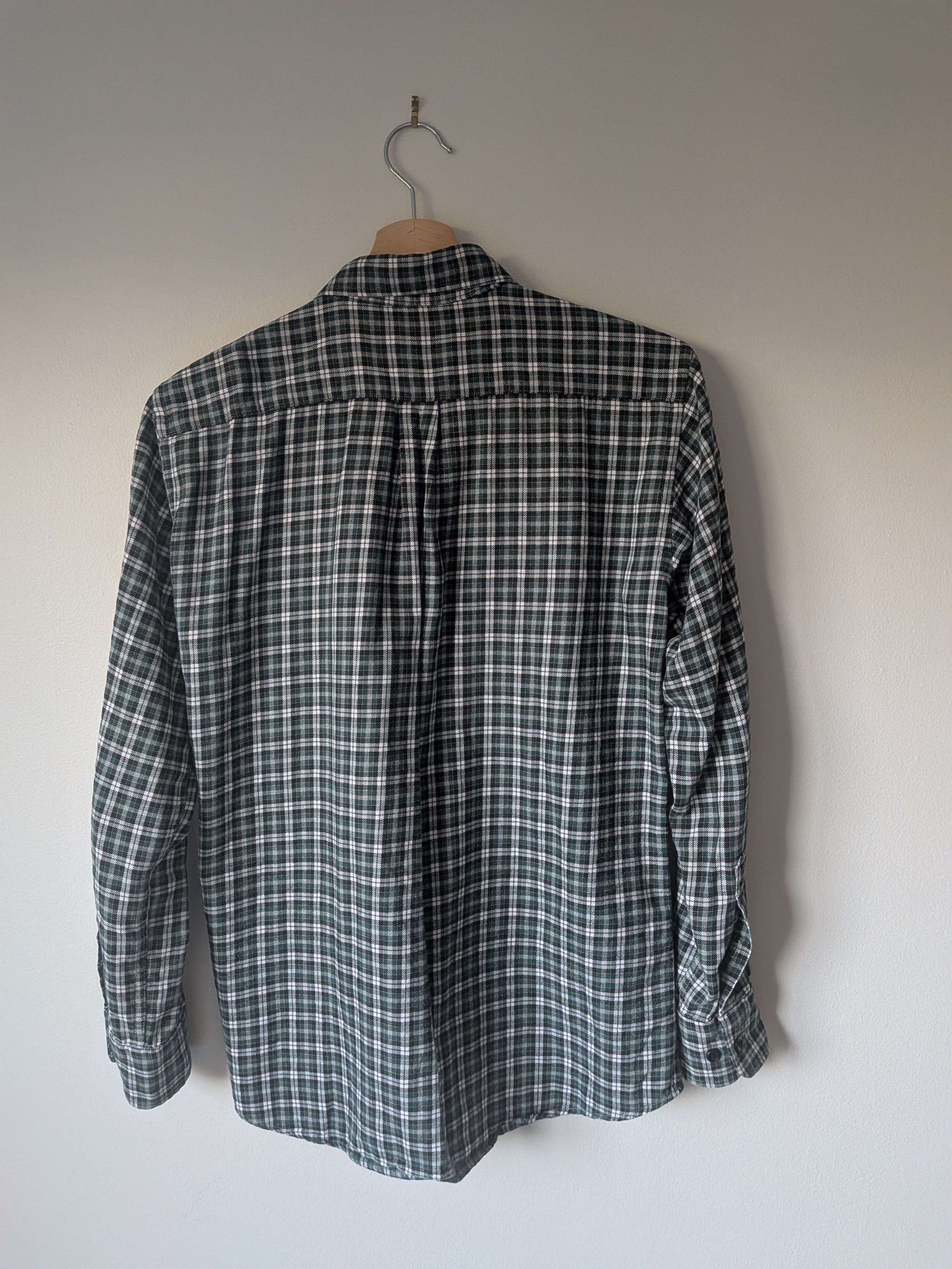 Uniqlo Green & White Flannel Size US M / EU 48-50 / 2 - 4 Thumbnail