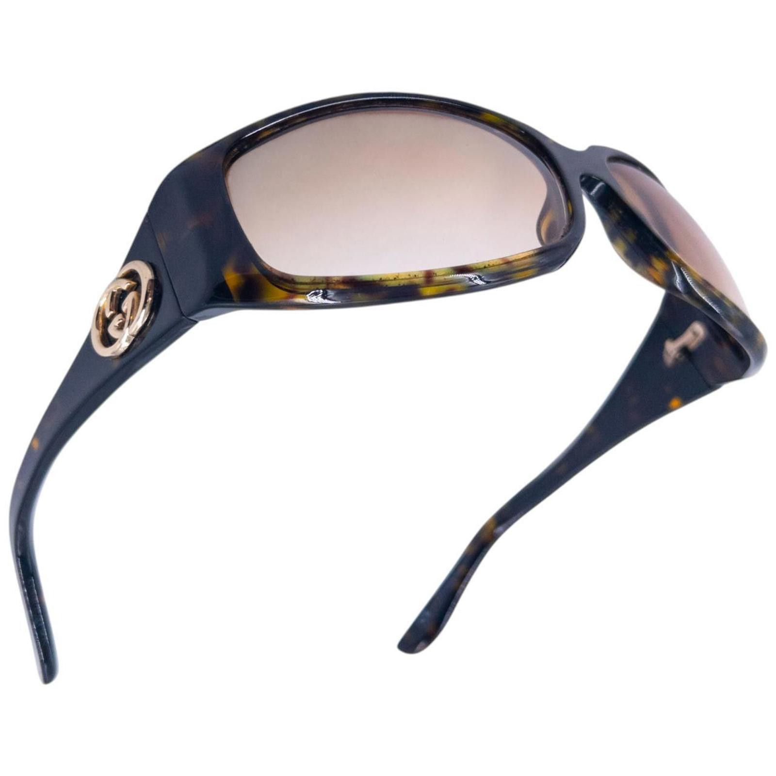 Gucci Vintage Gucci Tortoise Shell Sunglasses Size ONE SIZE - 5 Thumbnail