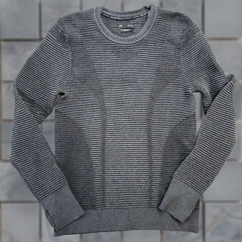 Under Armour Under Armour Shirt Men Small Gray Intelliknit Phantom Base Layer Run Gym Size US S / EU 44-46 / 1 - 1 Thumbnail
