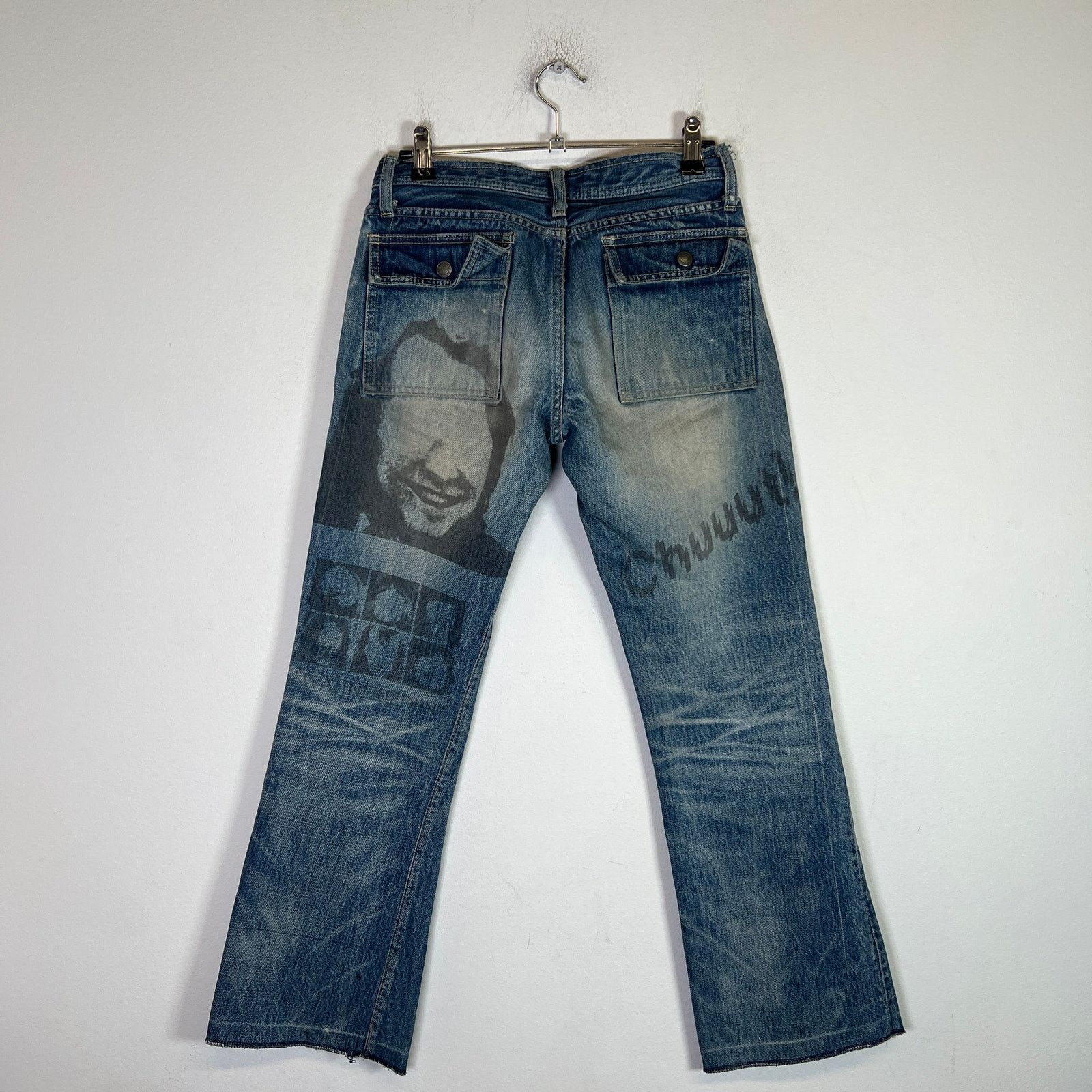 Undercover Undercover SS06 'Chuuut' Klaus Denim Cargo Jeans Size 1 Size US 28 / EU 44 - 2 Thumbnail