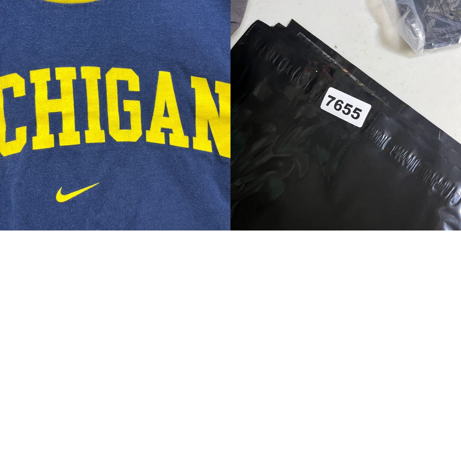 Nike VINTAGE Nike Michigan Wolverines Swoosh 2XL Sleeveless Shirt Men Blue Size US XXL / EU 58 / 5 - 8 Thumbnail