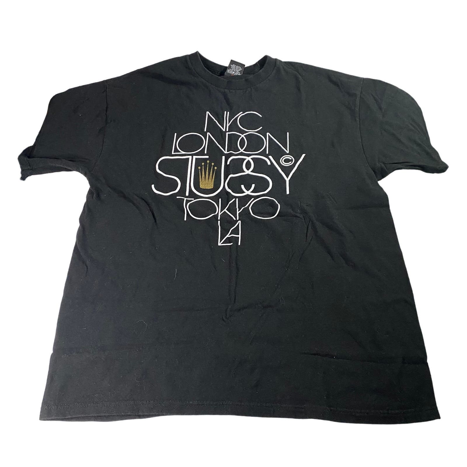 STUSSY ロックシティ Tシャツ Medium ブラック 796426_01.jpg.jpeg?width=750