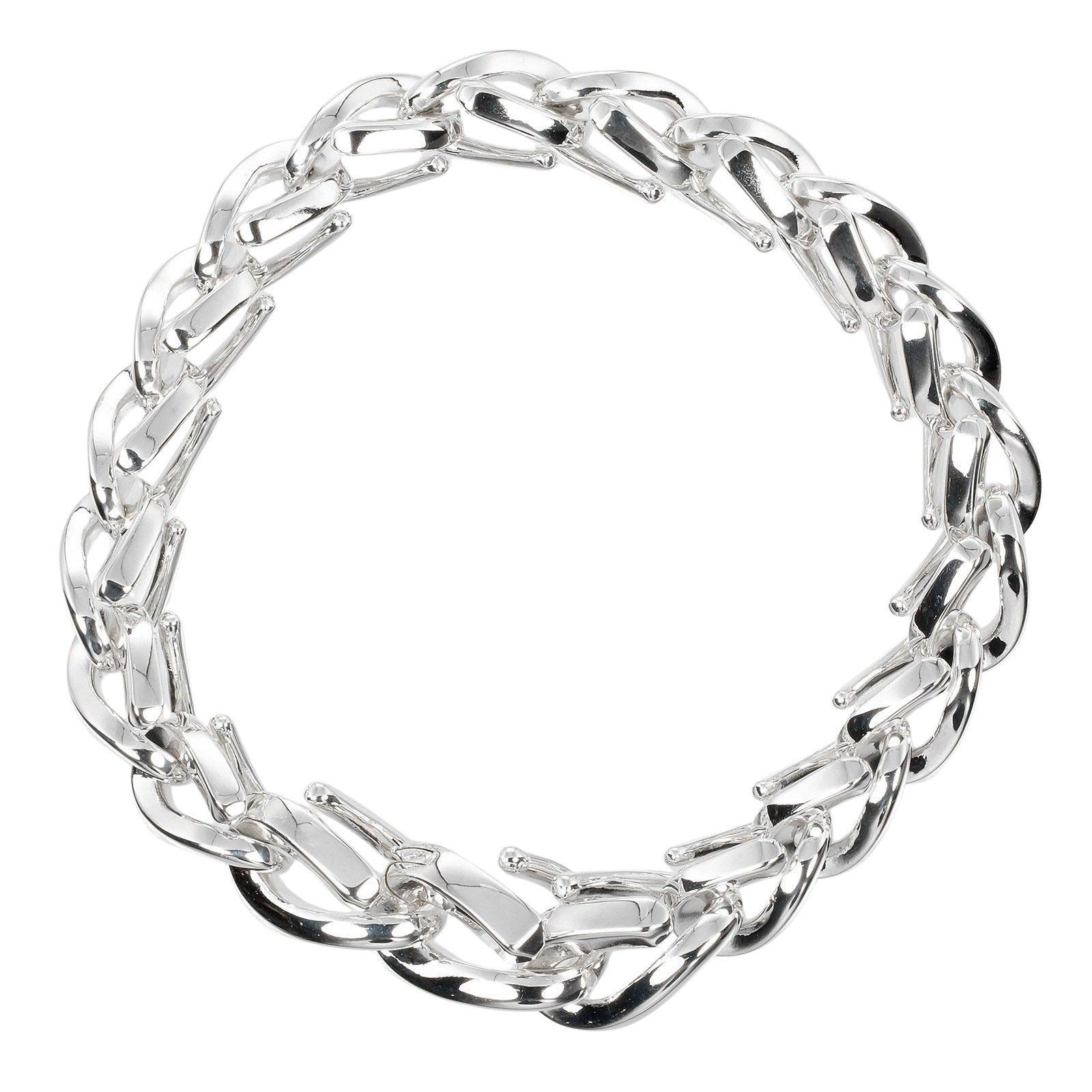 Tiffany & Co. Silver Bracelet with Maillon Design