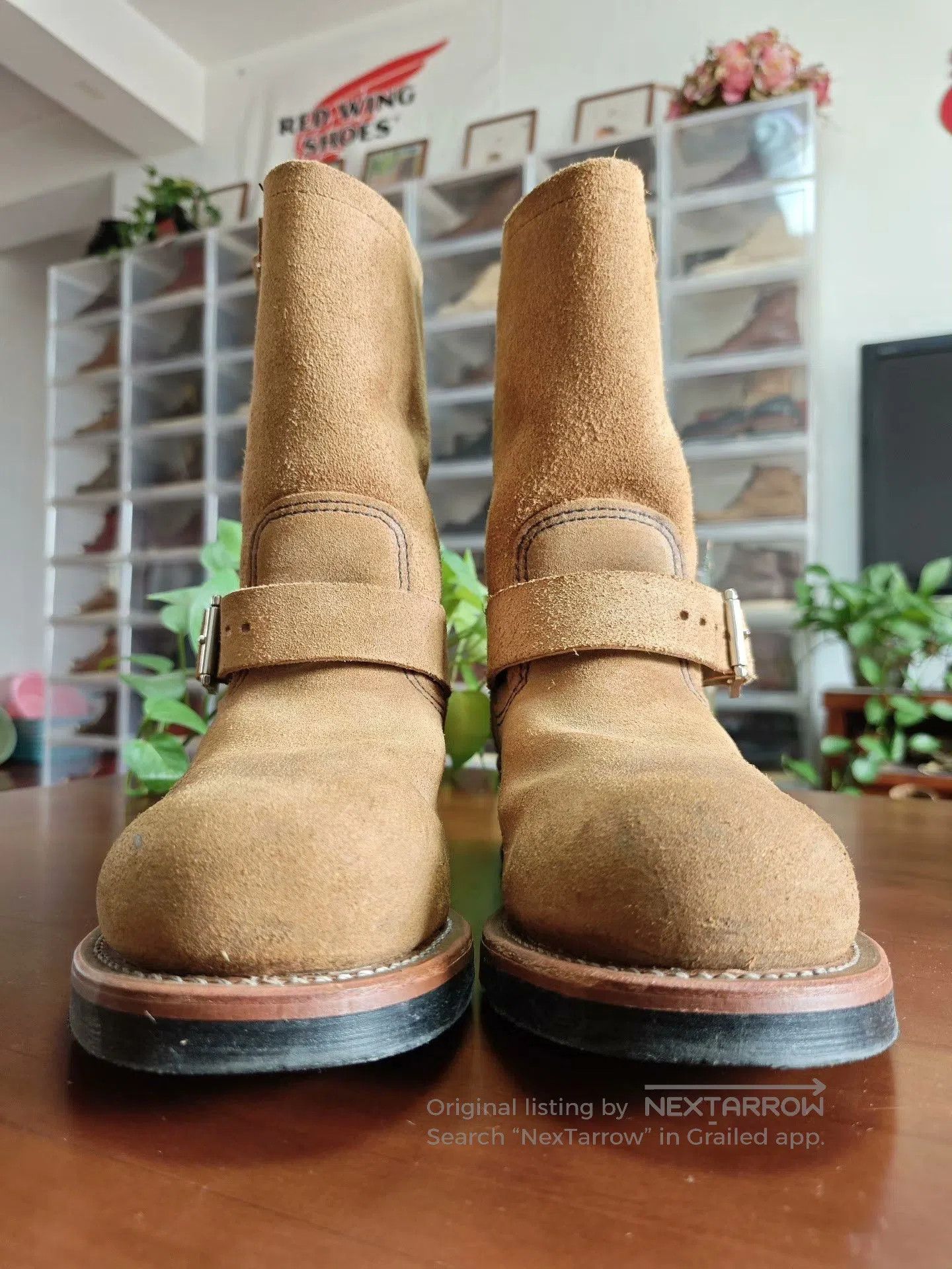 Red Wing Red Wing 8178 Suede Engineer Boots. Size US 7.5 / EU 40-41 - 2 Thumbnail